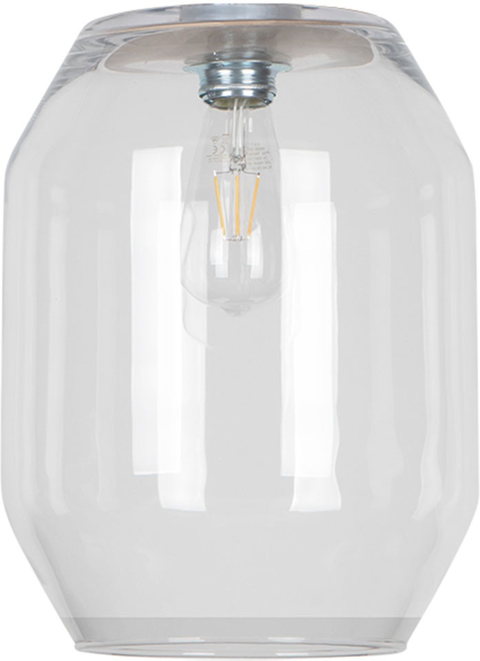 BRITOP LIGHTING Pendelleuchte »VASO«, E27, 1 St., Hochwertiger Glasschirm, Transparent, Made in EU