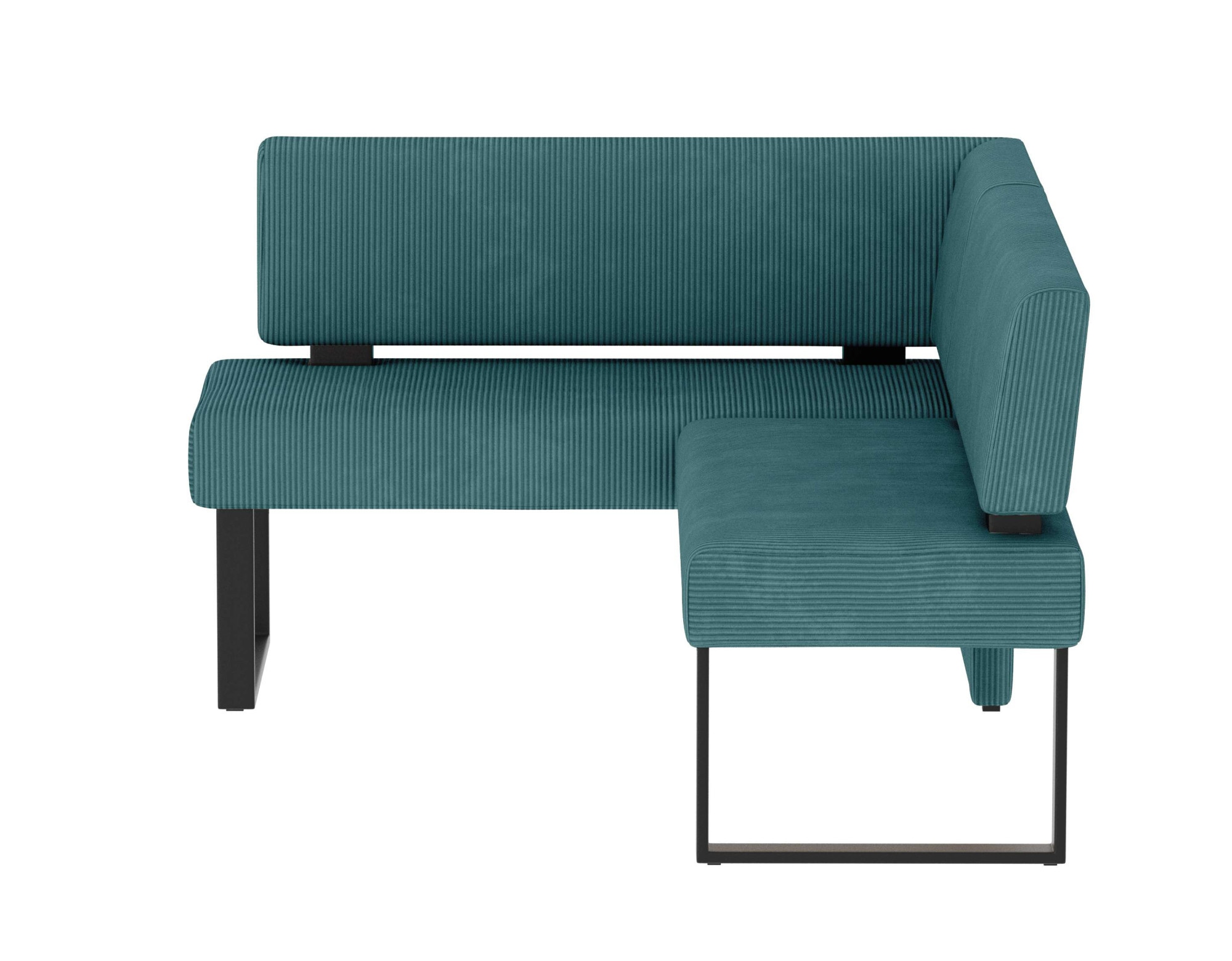 OTTO home Eckbankgruppe »Oliver« Set, 4-tlg, 4 Stk. tlg. Eckbank mit Wellenunterfederung im Sitz, Tisch Massiv Eiche