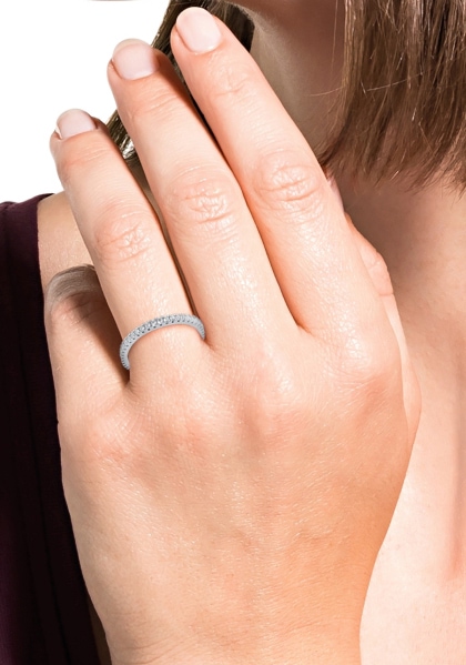 Amor Fingerring »2034166-/427-/428, 2034429-/430-/431«, mit Zirkonia (synth.)