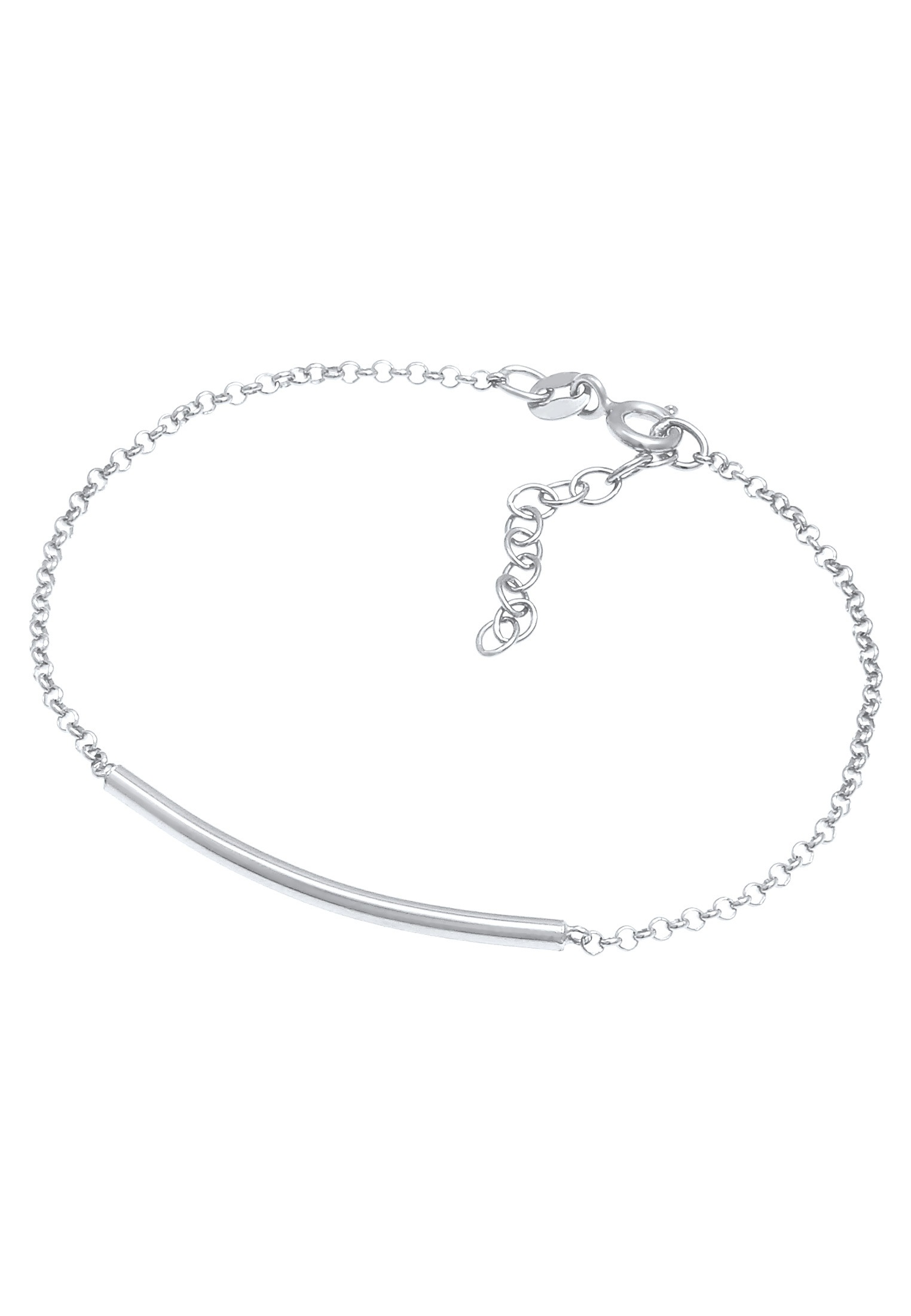 Elli Armkette »Armband Erbskette Geo Stab Rund 925 Silber«