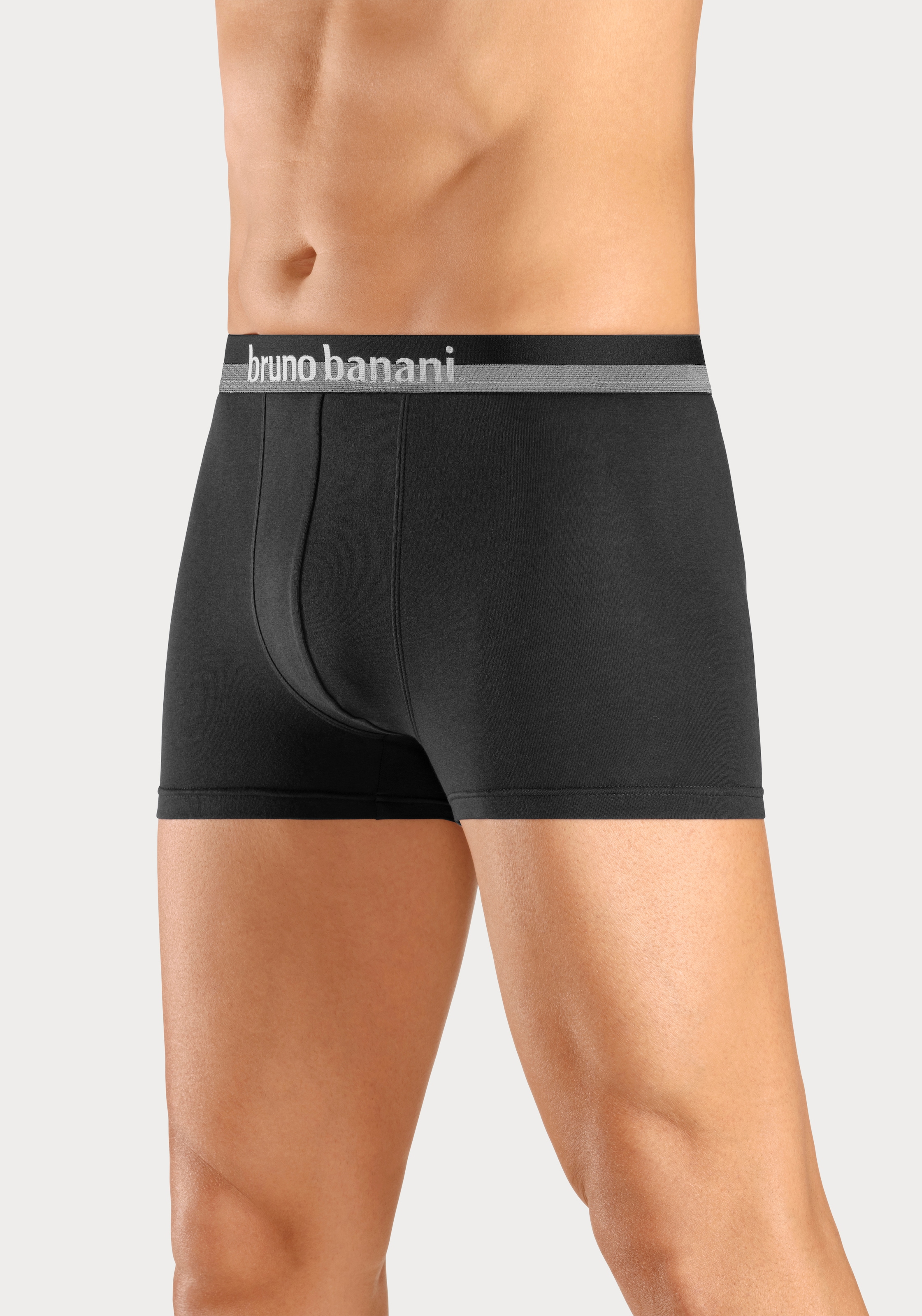 Bruno Banani Boxer, (Packung, 4 St.), mit erhabenem Logo-Druck auf dem Bund