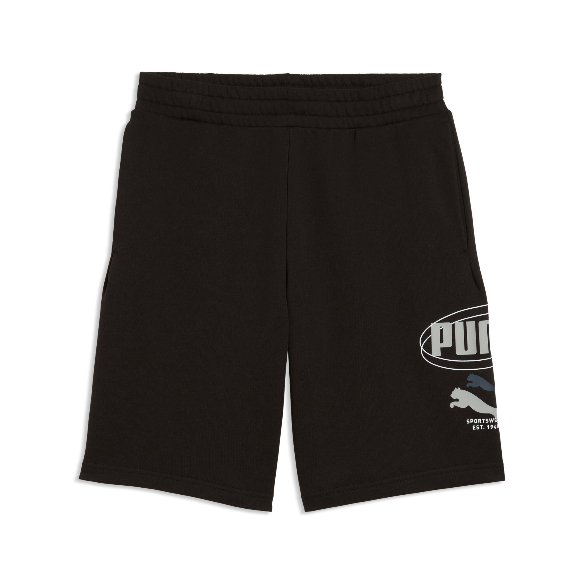 PUMA Trainingsshorts »ESS LOGO LAB  STORY 1 SHORTS  10’’ TR«  Regular Fit, sportlicher Stil, mit Eingrifftaschen