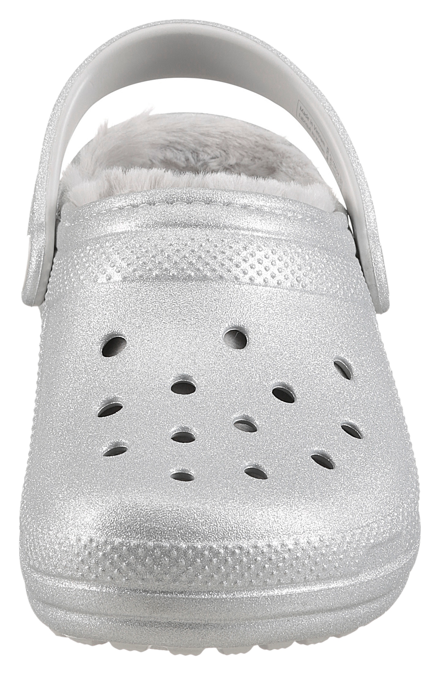 Crocs Clog »Classic Fuzz Lined Glitter«  mit Lüftungsöffnungen