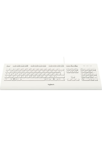 Tastatur »Logitech K280e Pro Kabelgebundene Business Tastatur«, (Ziffernblock)
