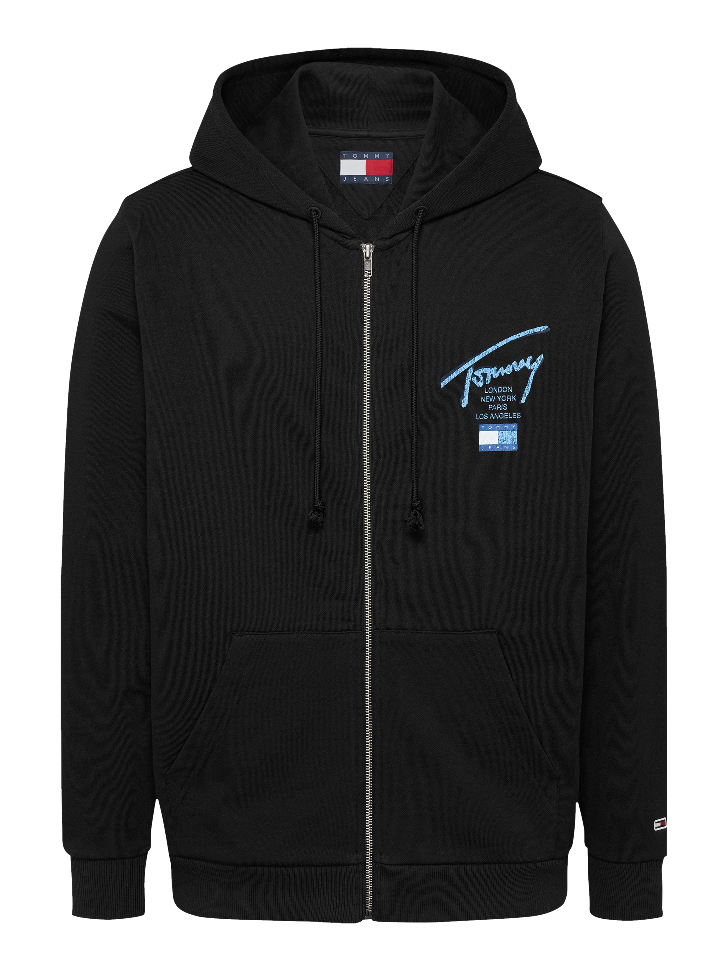 Tommy Jeans Sweatjacke »TJM REG SIG TWIST ZIPTHRU EXT«, mit großem Logo am Rücken