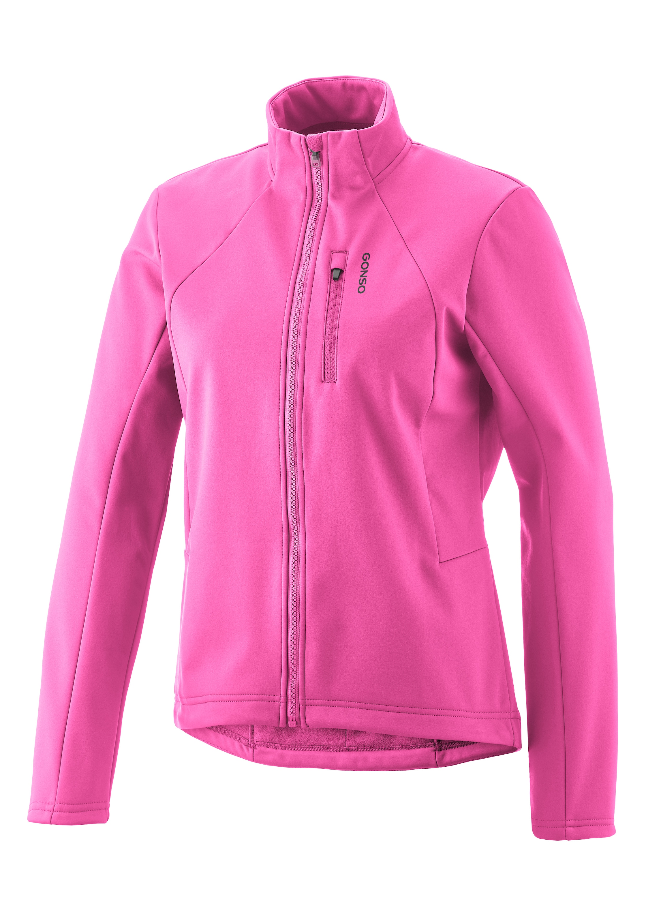 Gonso Fahrradjacke »ADVENTURE JACKET SOFTSHELL W«, Damen Radjacke, atmungsaktiv, Slim Fit
