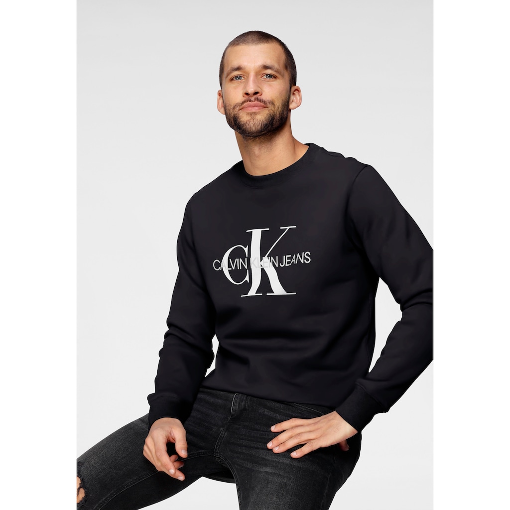 Calvin Klein Jeans Sweatshirt »ICONIC MONOGRAM CREWNECK«