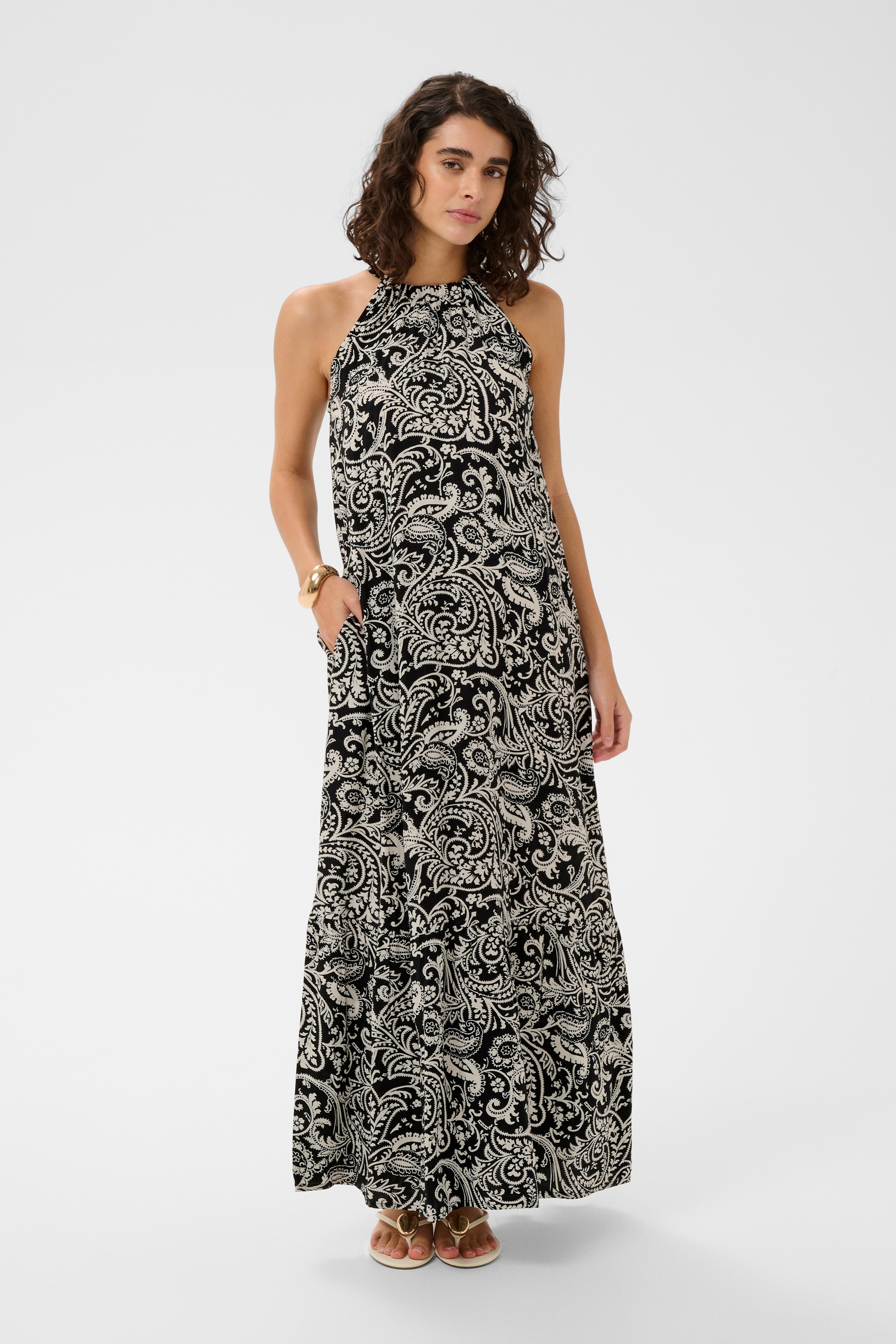 KAFFE Midikleid »Kleid KAbella«