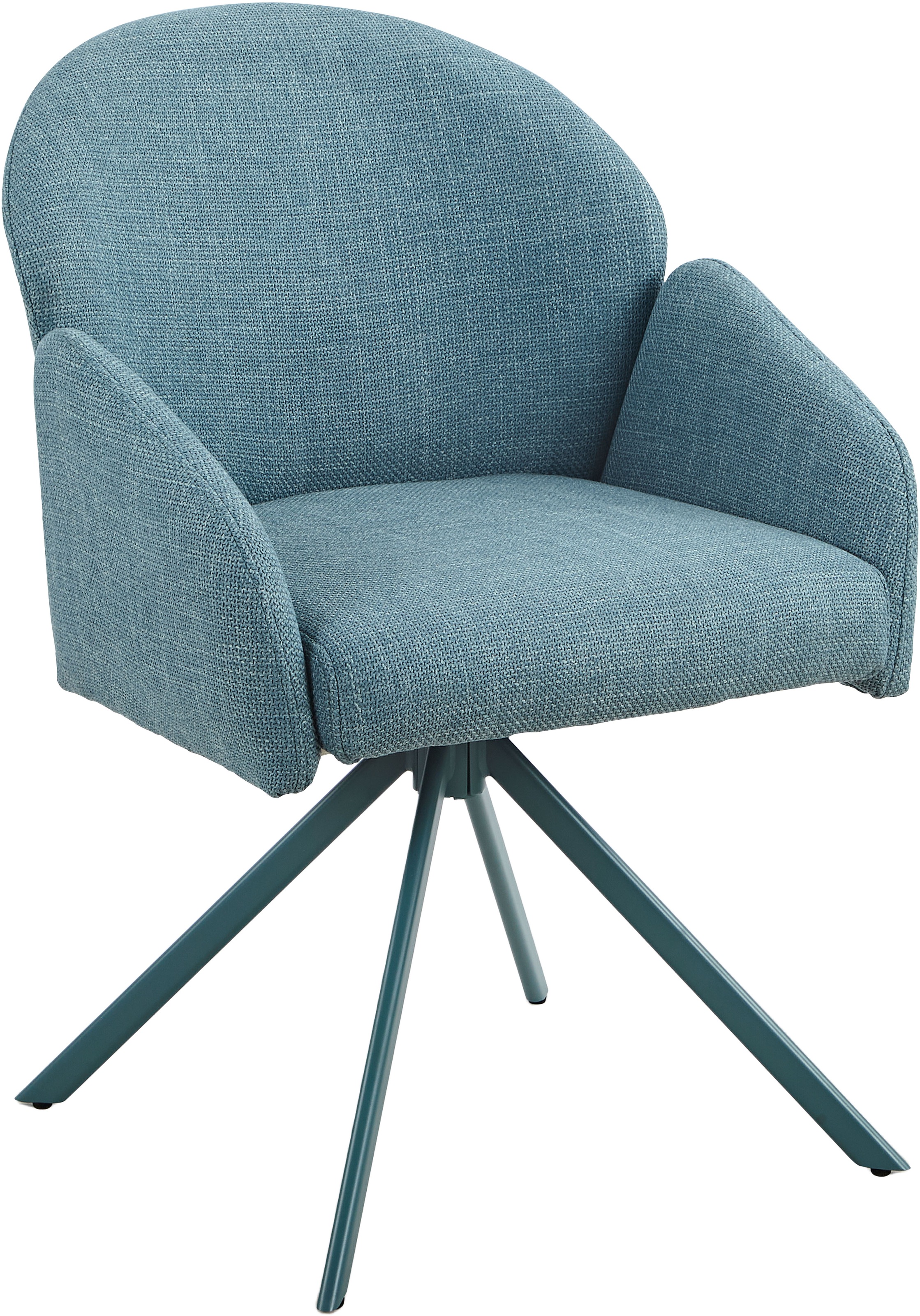 HELA Armlehnstuhl »HOLLY« (Set) 2 Stk.360° drehbar, Armlehnen, Gestell angepasst, Swing Back Komfortrücken