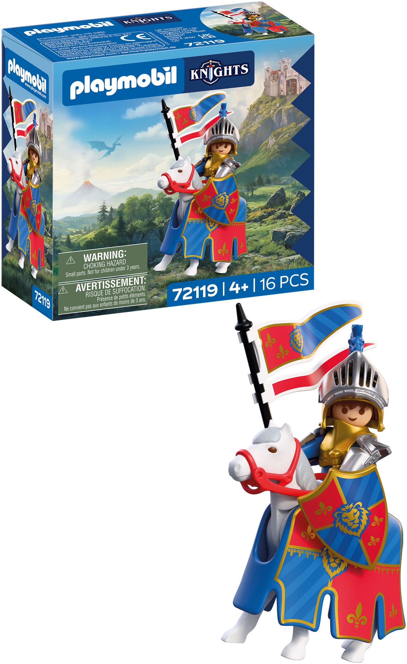 Playmobil® Konstruktions-Spielset »Anführer Löwenritter (72119), Knights« Made in Europe