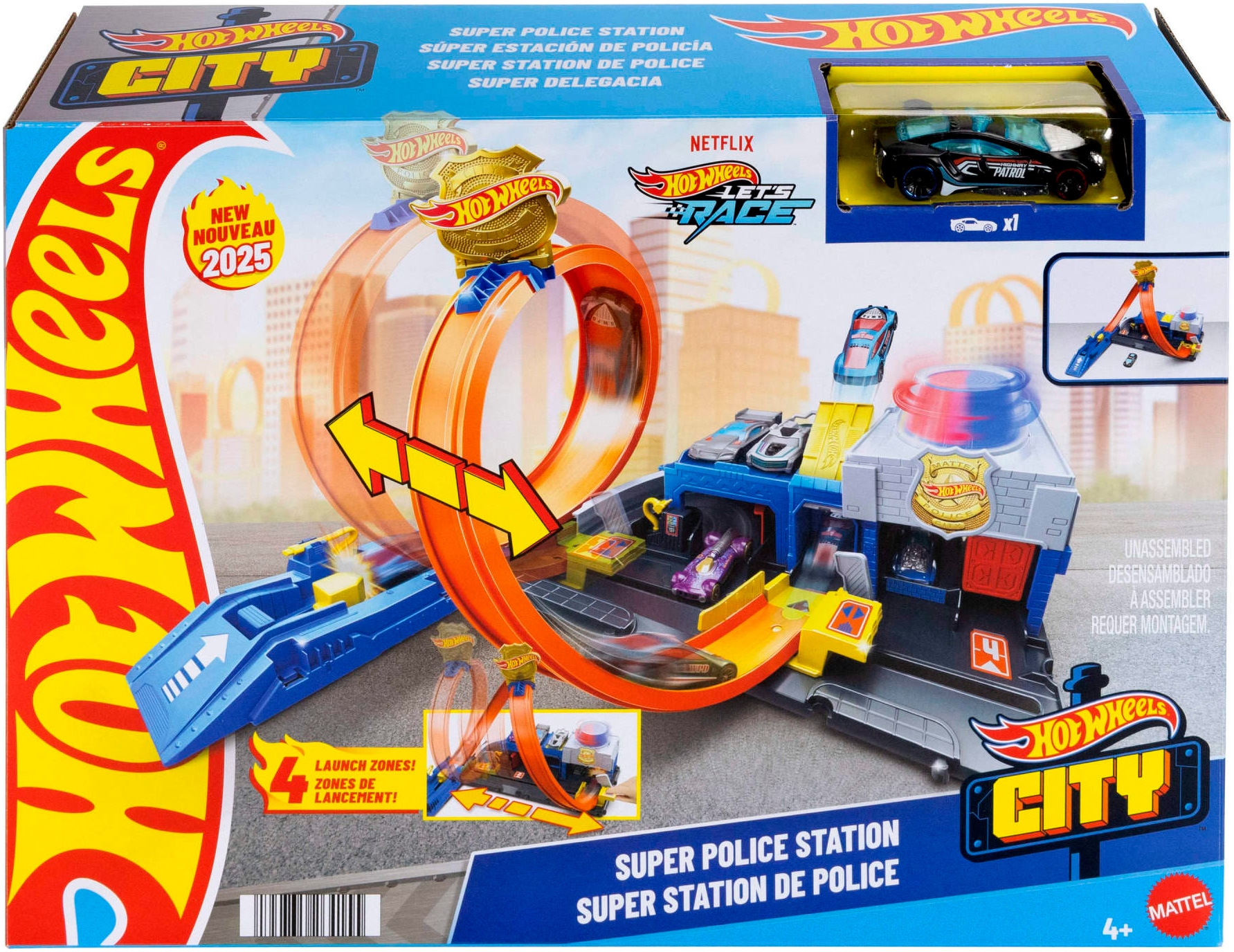 Hot Wheels Spiel-Polizeistation »City Super Polizeistation«