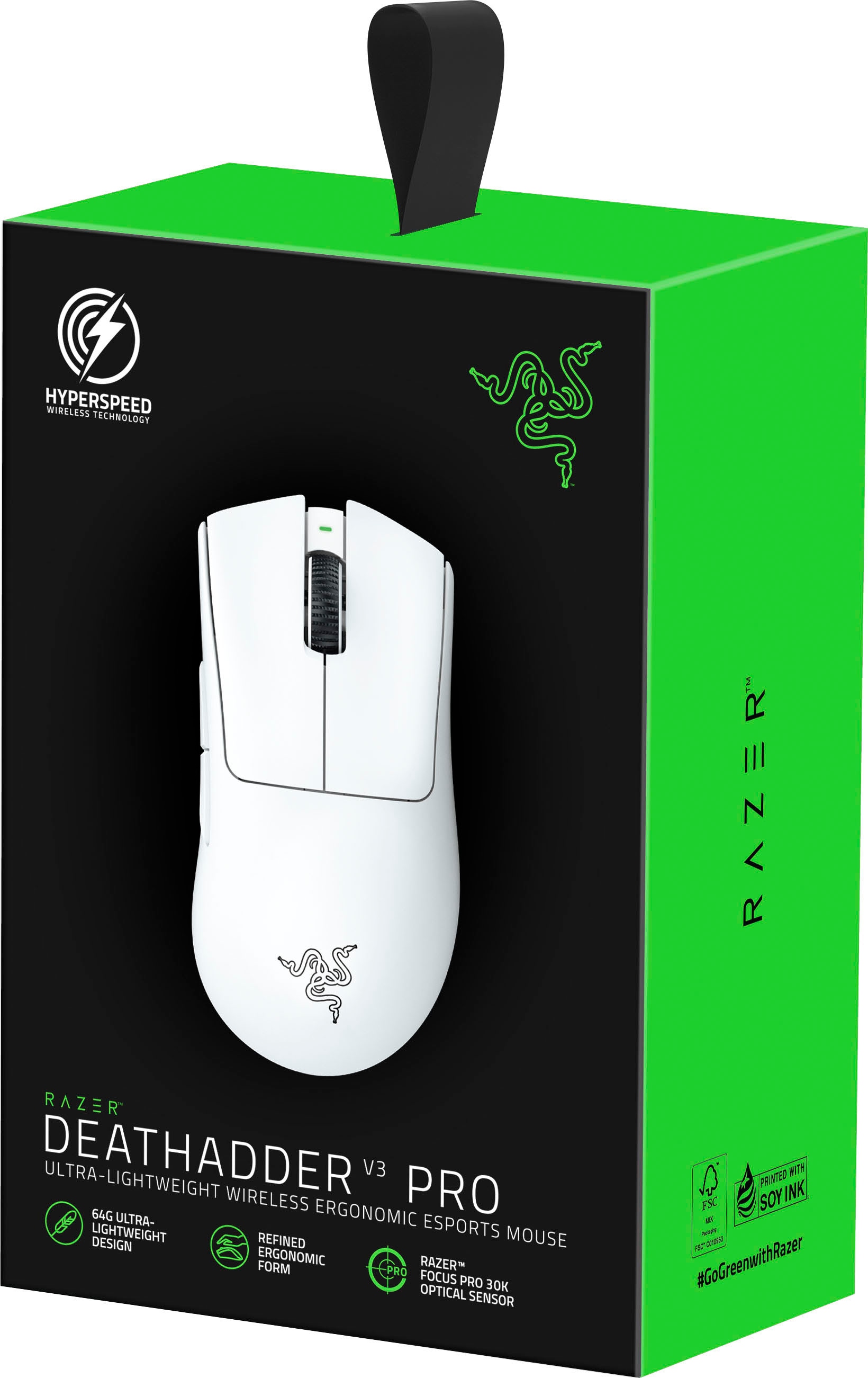 RAZER Gaming-Maus »DeathAdder V3 Pro«, RF Wireless-kabelgebunden