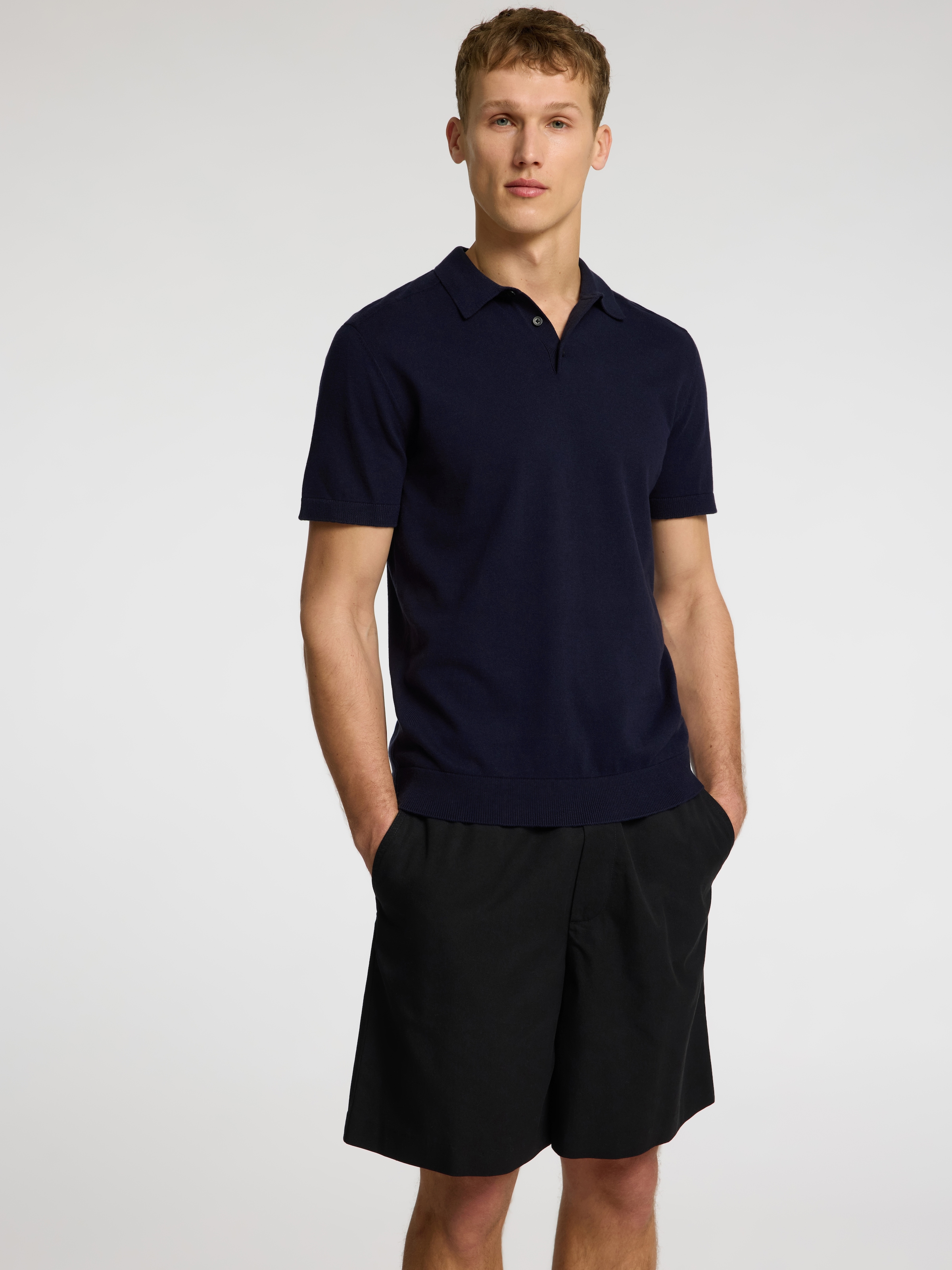 SELECTED HOMME Poloshirt »SLHBERG SS KNIT POLO NOOS«