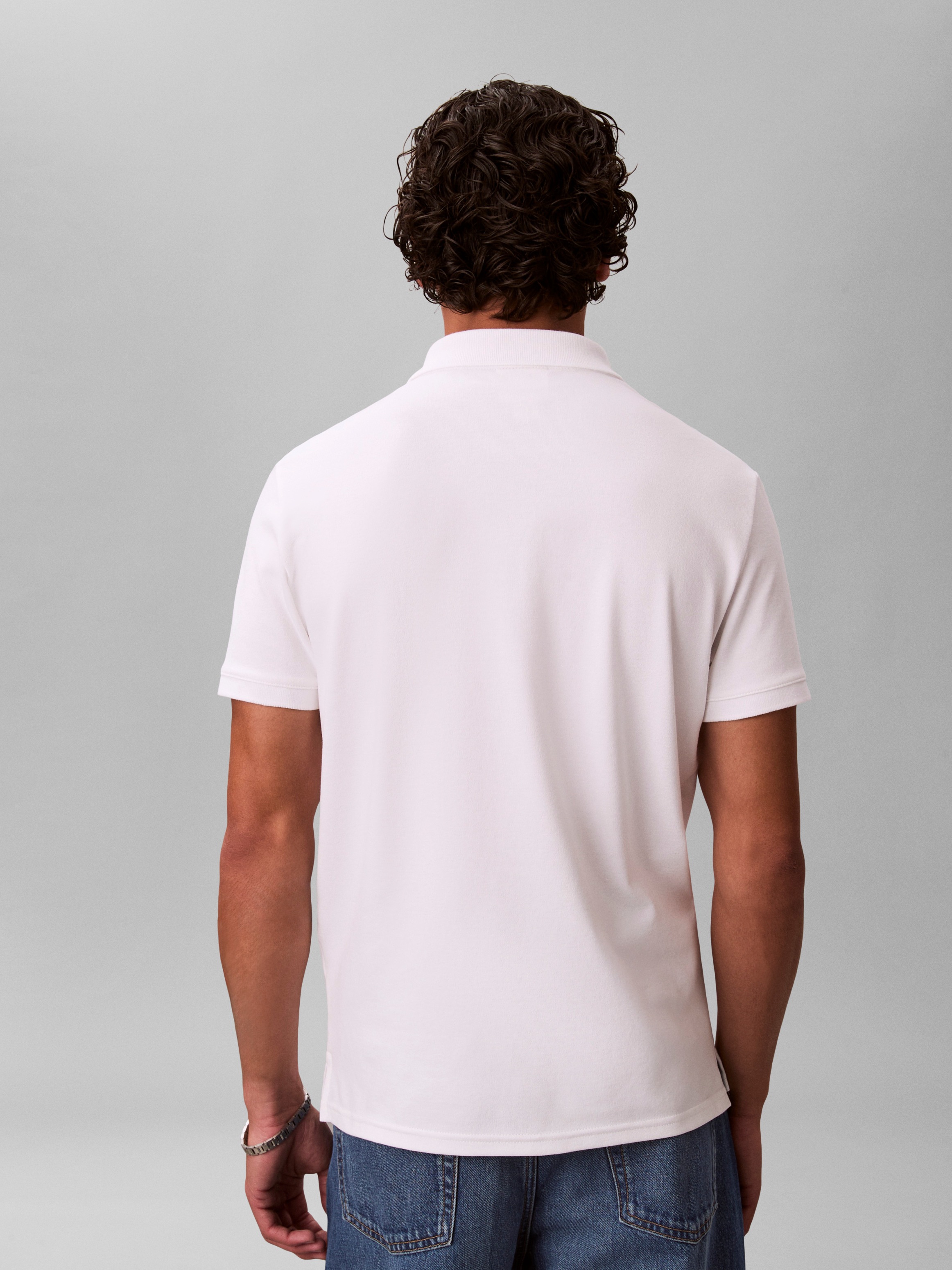 Calvin Klein Poloshirt »SS SLIM REFINED PIQUE POLO« slim fit
