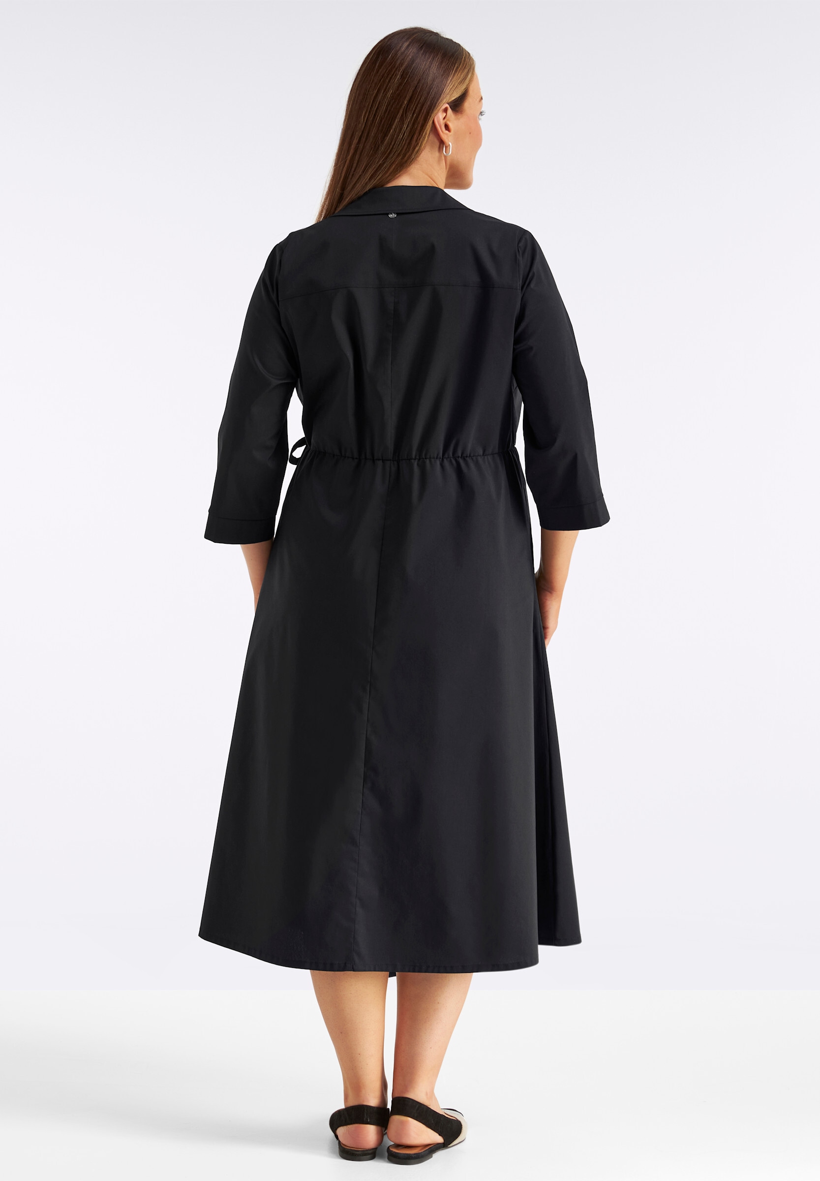 Sheego Wickelkleid »Kleid Wickelkleid mit asymmetrischem Saum« Ohne Tasche