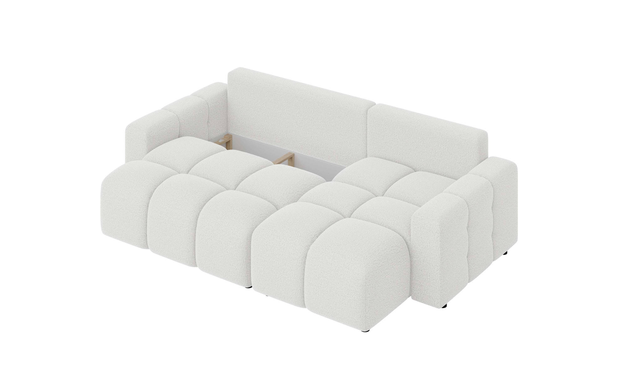 INOSIGN Ecksofa »FELICI, Schlafsofa 233cm, L-Form mit Recamiere beidseitig montierbar« Designsofa mit Bettfunktion und Bettkasten, Maße B/T/H: 233/142/88 cm