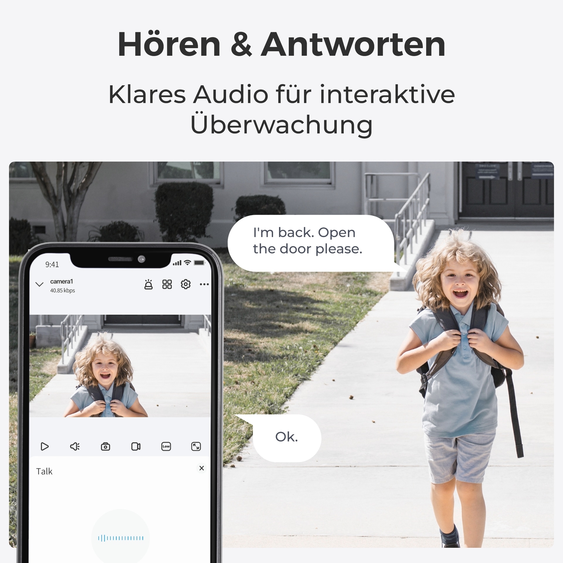 Reolink Überwachungskamera »Argus Series B310 - Battery-WiFi«, Außenbereich