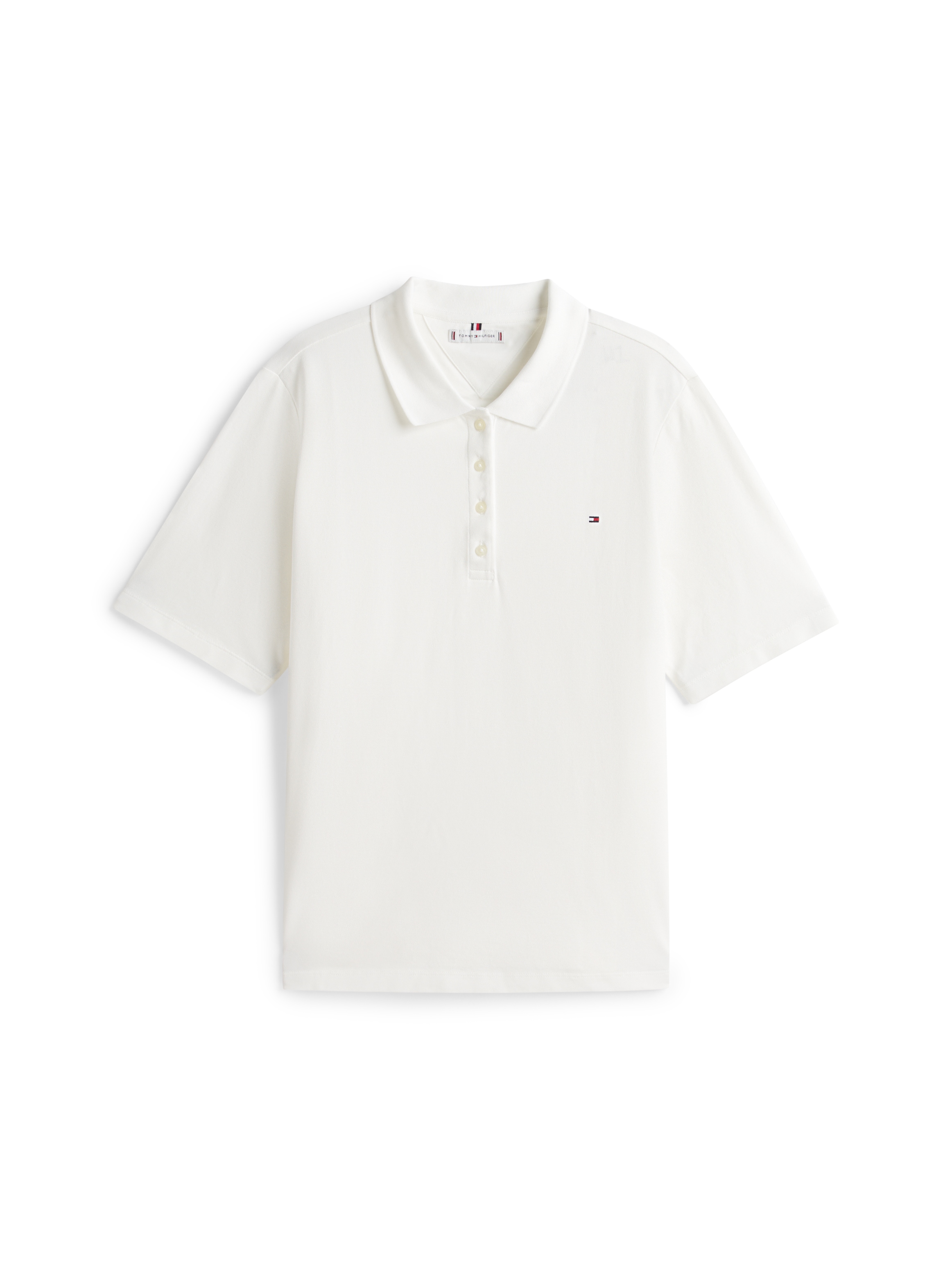 Tommy Hilfiger Curve Poloshirt »CRV 1985 REG PIQUE POLO SS« in großen Größen, aus Pique Qualität
