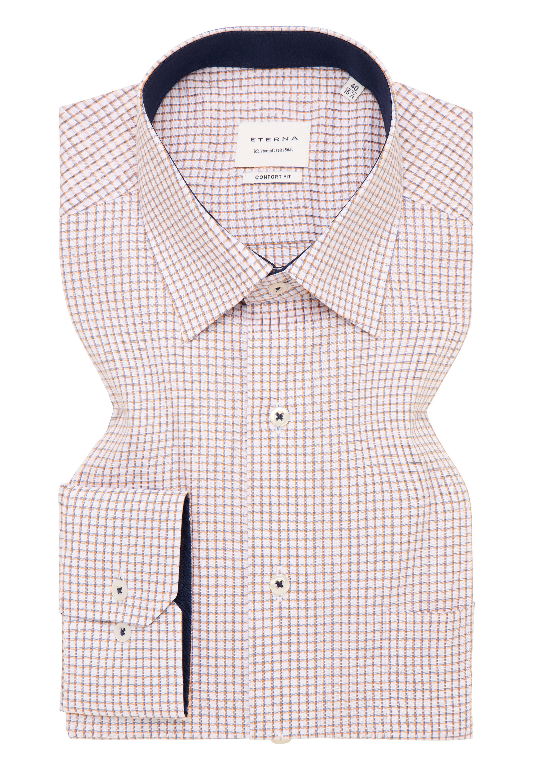 Eterna Langarmhemd »COMFORT FIT«, NON IRON (bügelfrei)