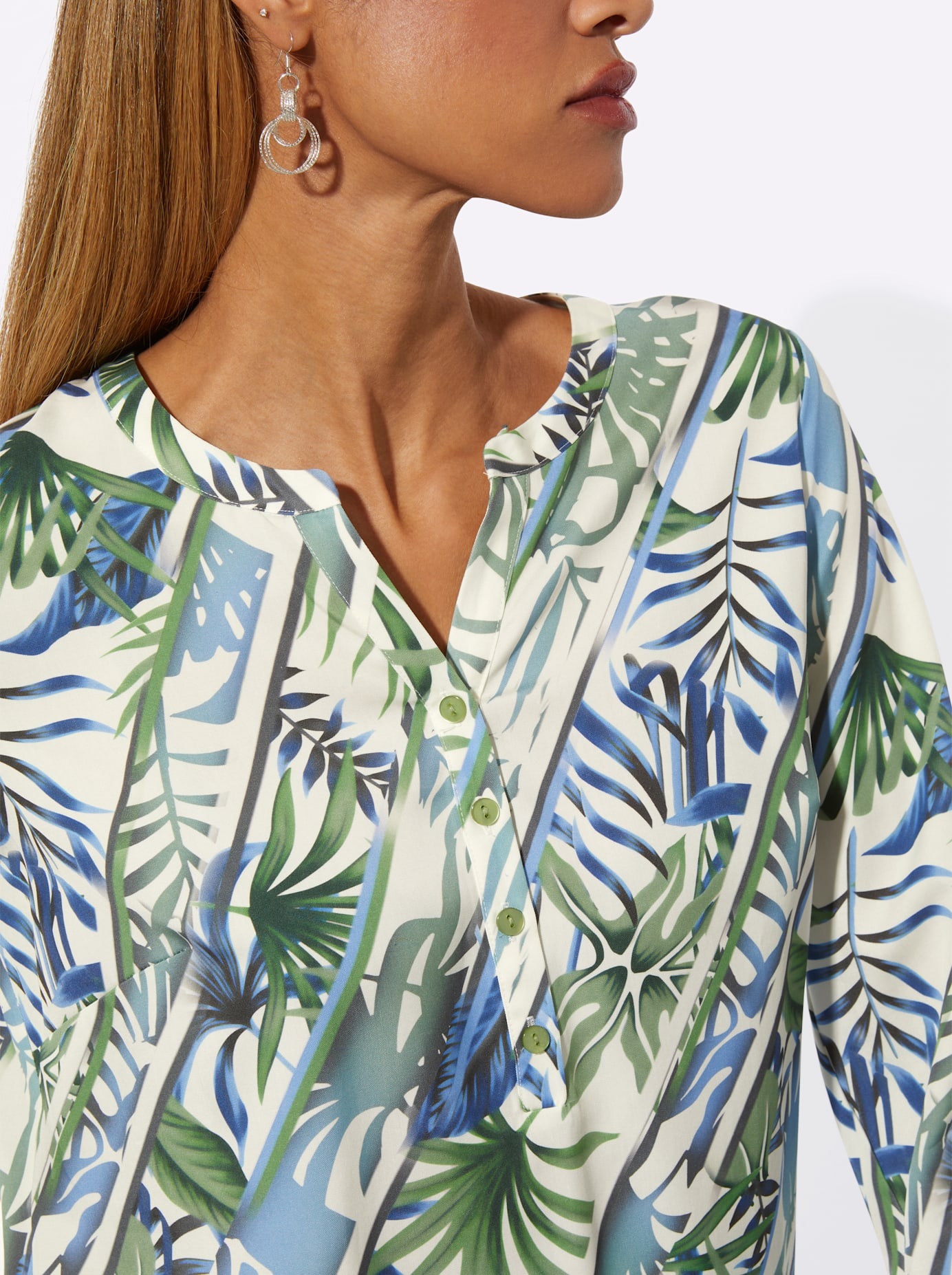 creation L Langarmbluse