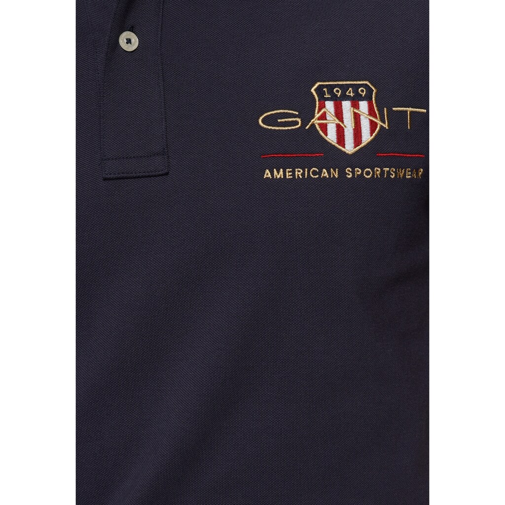 Gant Poloshirt »REGULAR FIT ARCHIEVE SHIELD PIQUE«