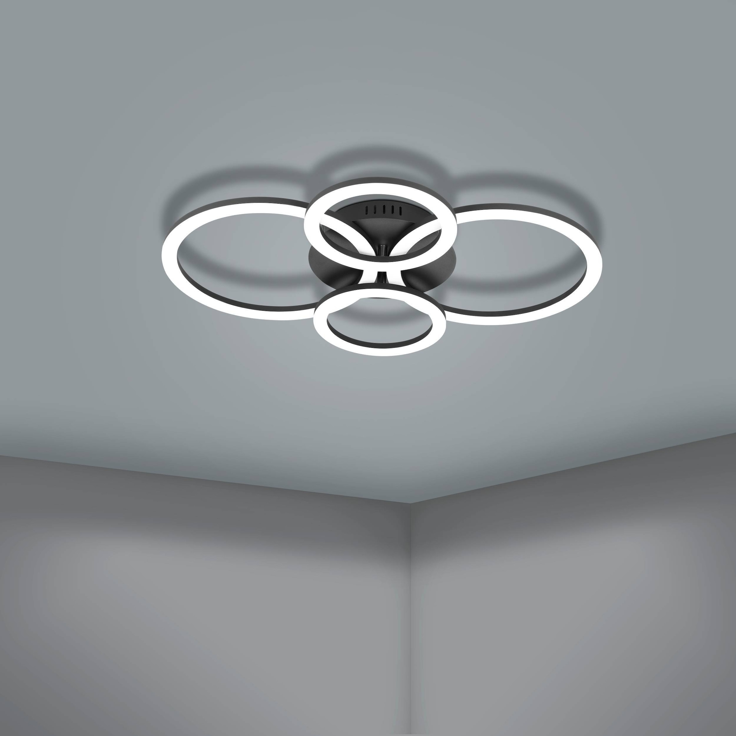 EGLO Deckenleuchte »PARRAPOS-Z« inkl. LED fest integriert - 41 Watt, 3000-6500K, 5800 lm