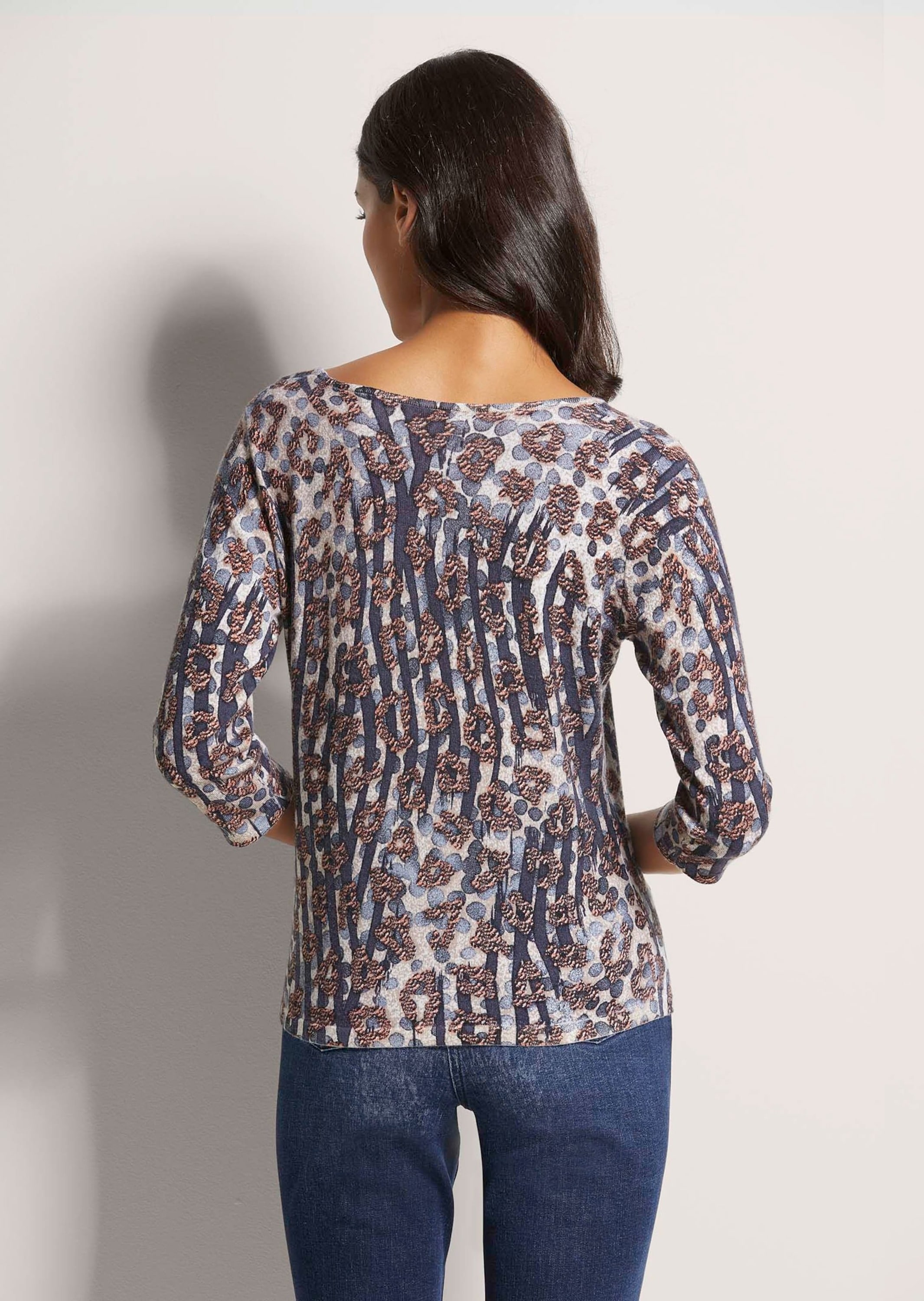 MADELEINE Longpullover »Druckpullover Pullover mit Unikat-Print«