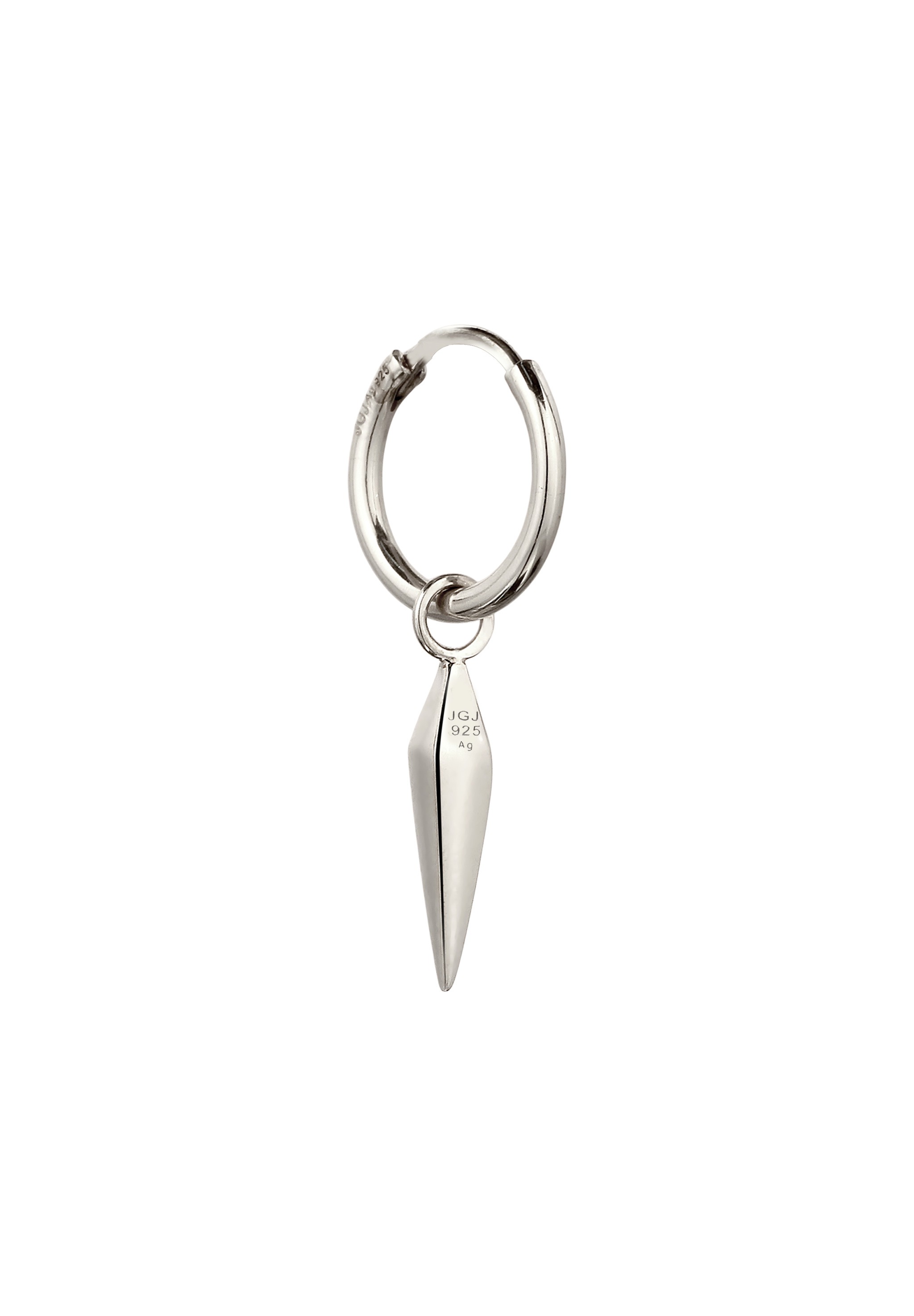 Kuzzoi Paar Creolen »Ohrringe Single Creole Tropfen 925 Sterling Silber«