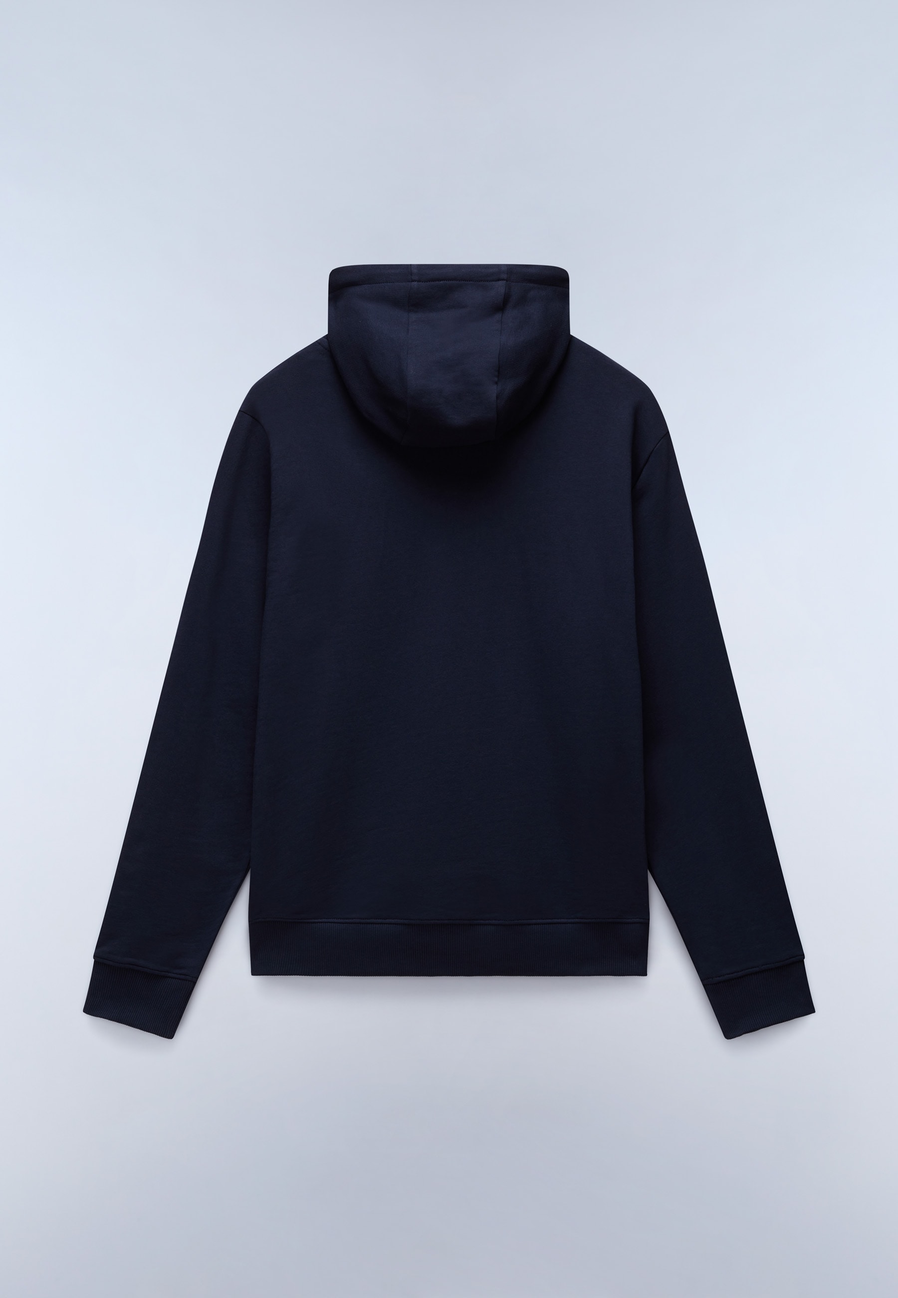Napapijri Kapuzensweatshirt »BALIS H SUM BLU MARINE«, Mit Markenlabel an der Seite; mit Rippbündchen an Saum und Ärmeln
