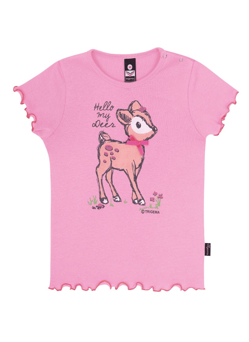 Trigema T-Shirt »TRIGEMA Baby-T-Shirt mit süßem Druckmotiv«