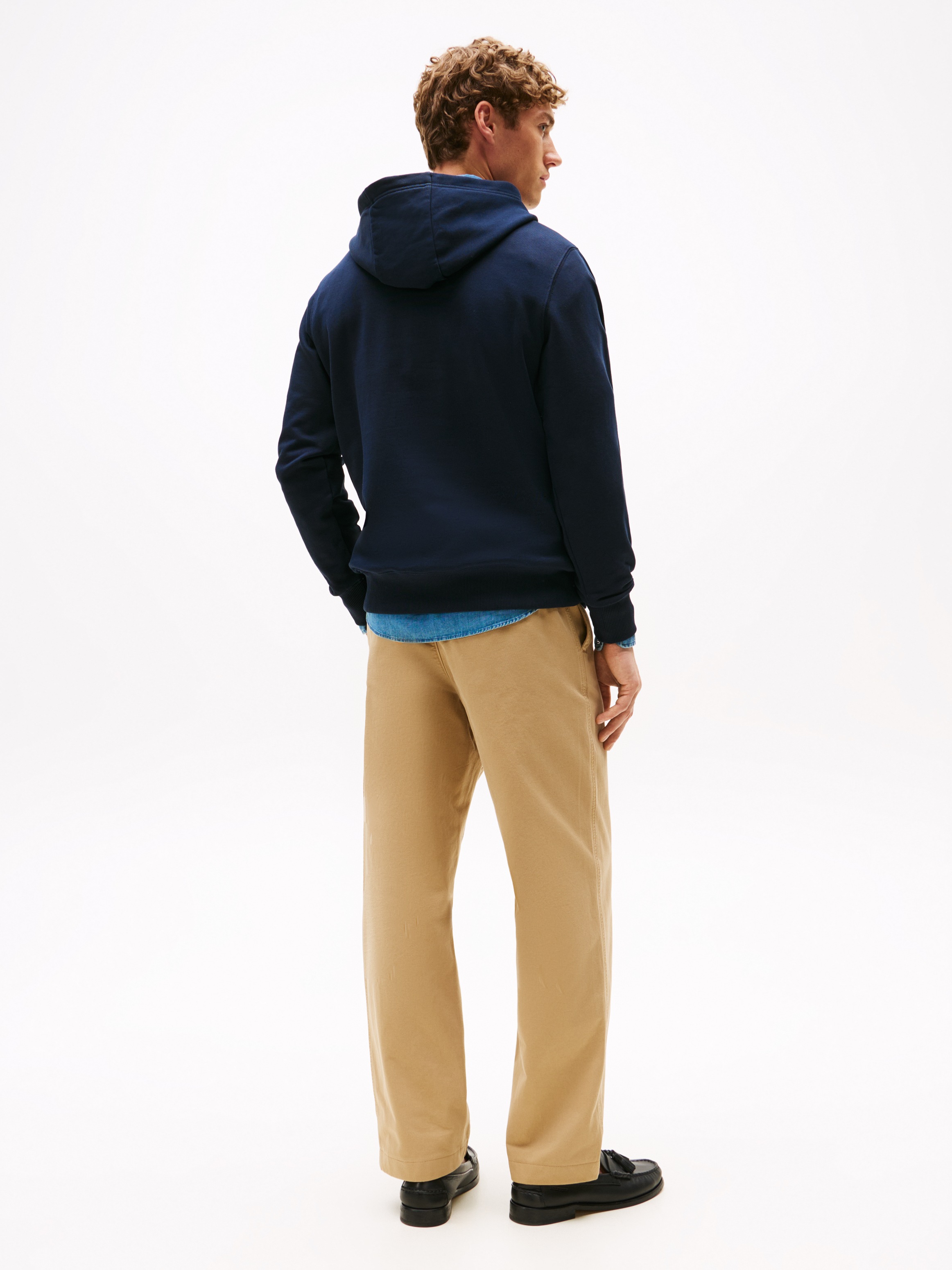 Tommy Hilfiger Hoodie »ESSENTIAL TERRY«, mit Tunnelzug und Flag-Stickerei
