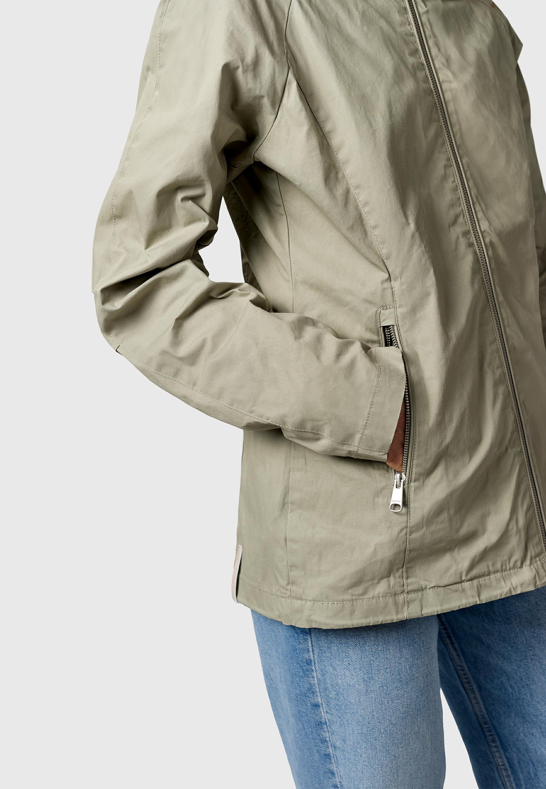 Ragwear Outdoorjacke »Outdoorjacke Dizzea Vintage YOUMODO« mit Kapuze Beschichtete Damen Übergangsjacke mit Kapuze