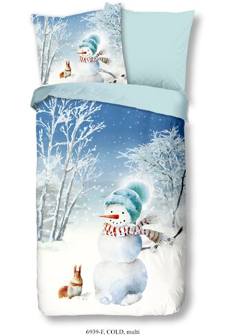 good morning Kinderbettwäsche »Cold Snowman«, (2 tlg.), 100% Baumwolle/ Flanell (Biber) kaufen