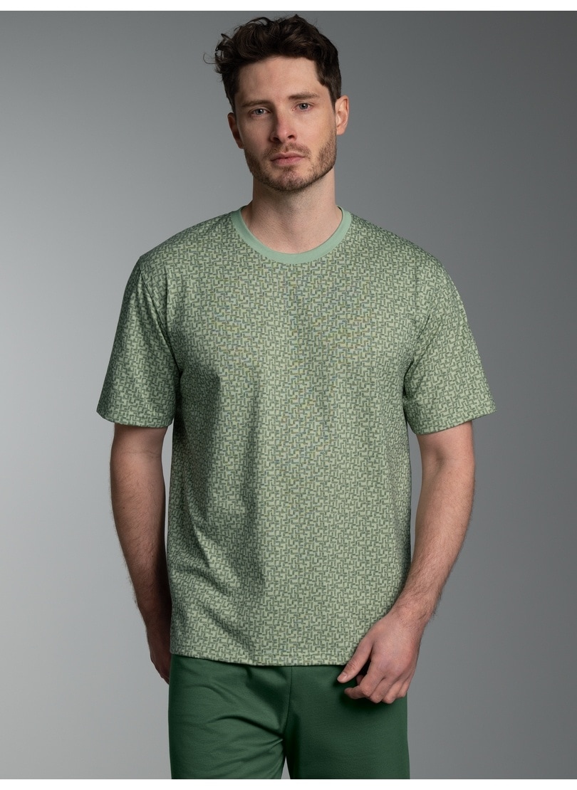 Trigema T-Shirt »TRIGEMA T Shirt mit Allover Tetris Muster« 1