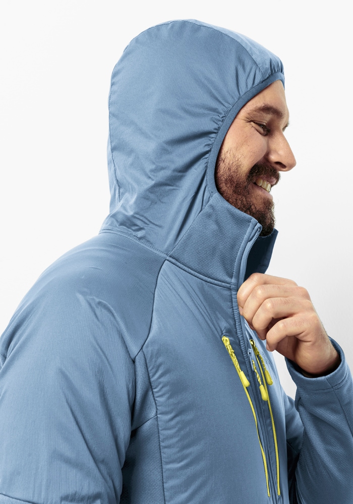 Jack Wolfskin Kapuzenfleecejacke »ALPGRAT PRO INS FZ M«, mit Kapuze