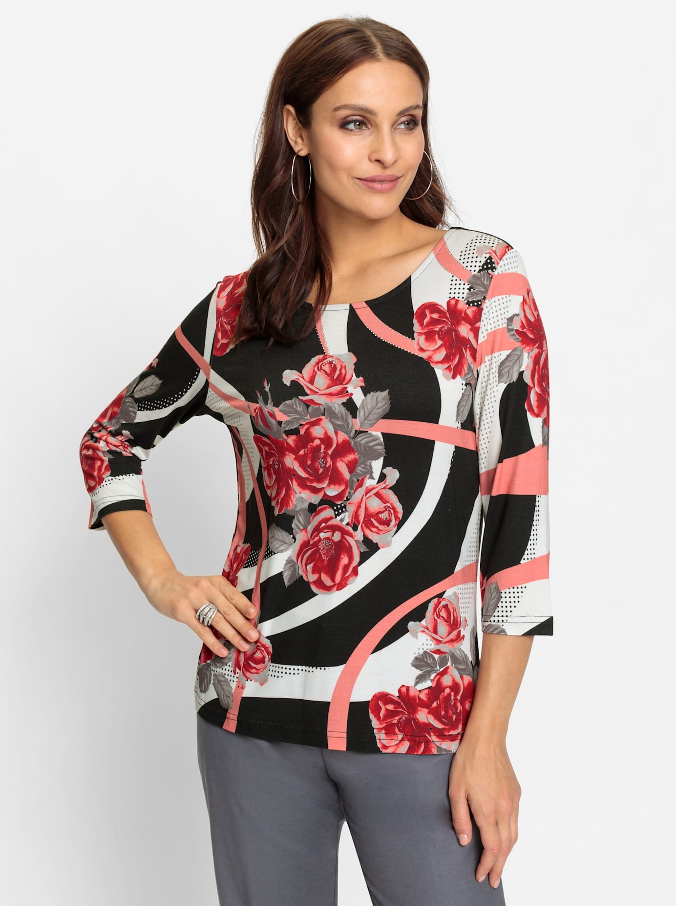 Lady 3/4-Arm-Shirt »Shirt«, (1 tlg.)