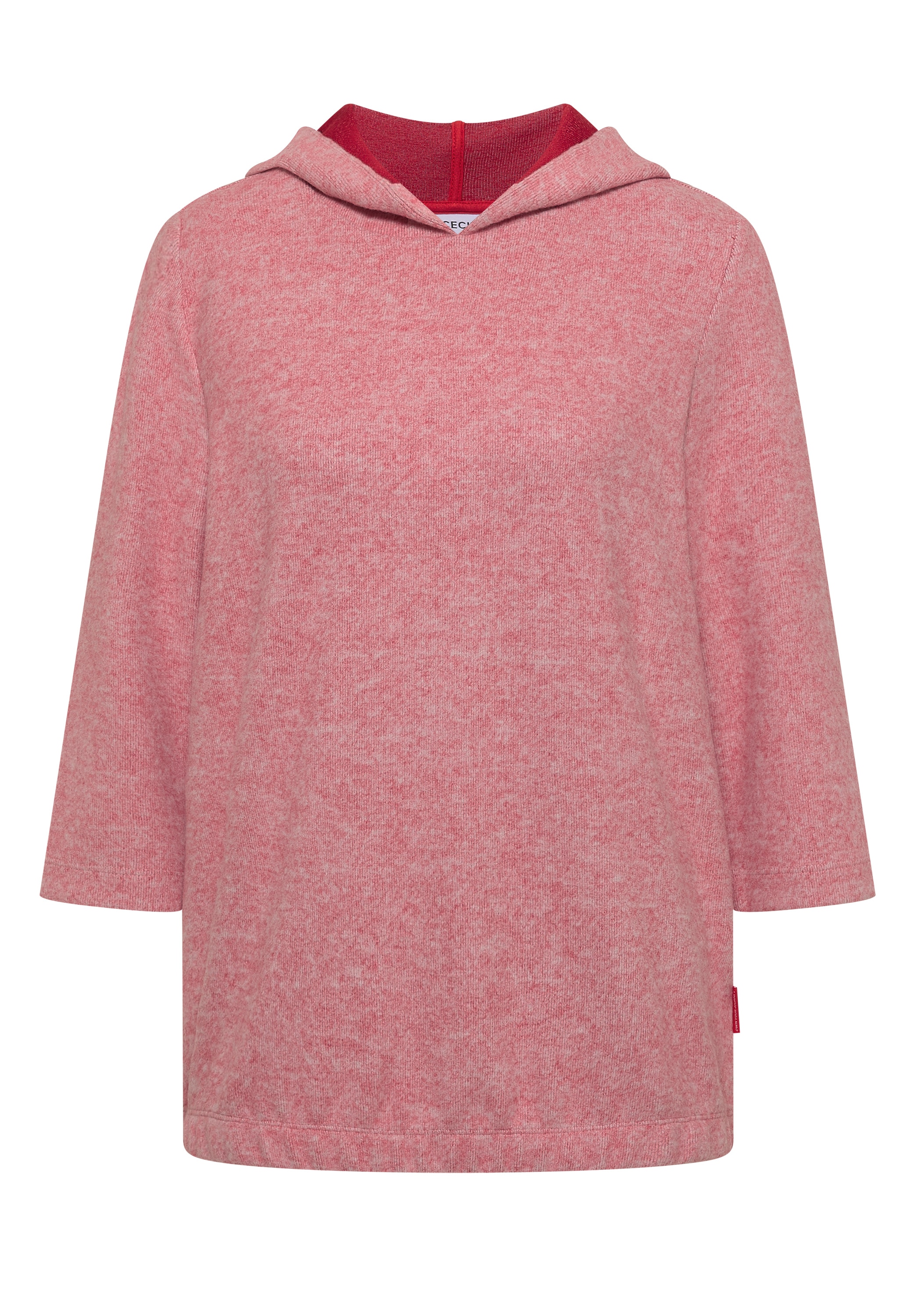 Cecil Kapuzensweatshirt , 3/4-Arm-Shirt im Melange-Look

