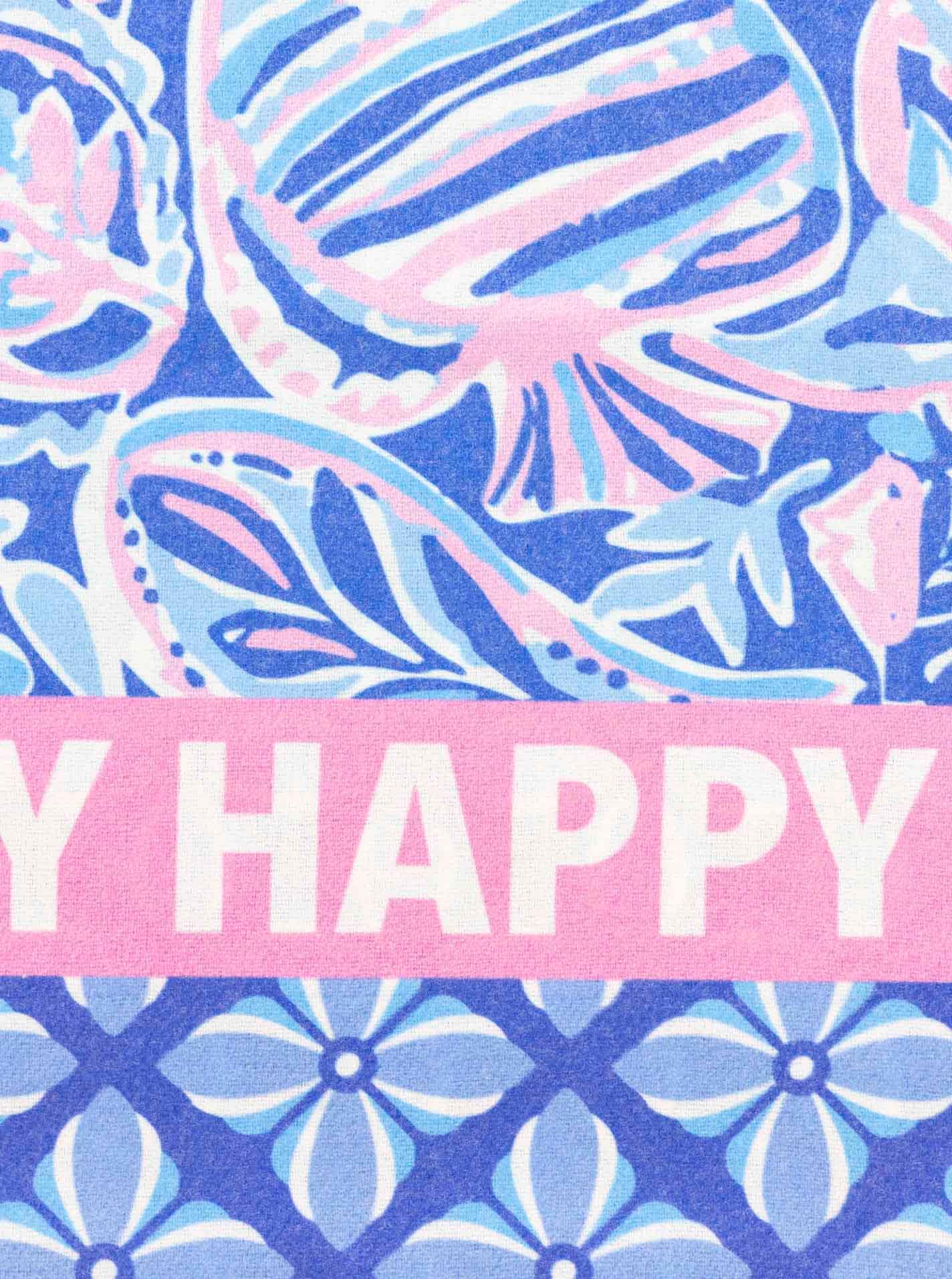 Zwillingsherz Schal »"Grafischer Paisley"« Mustermix, Schriftzug und Fransen