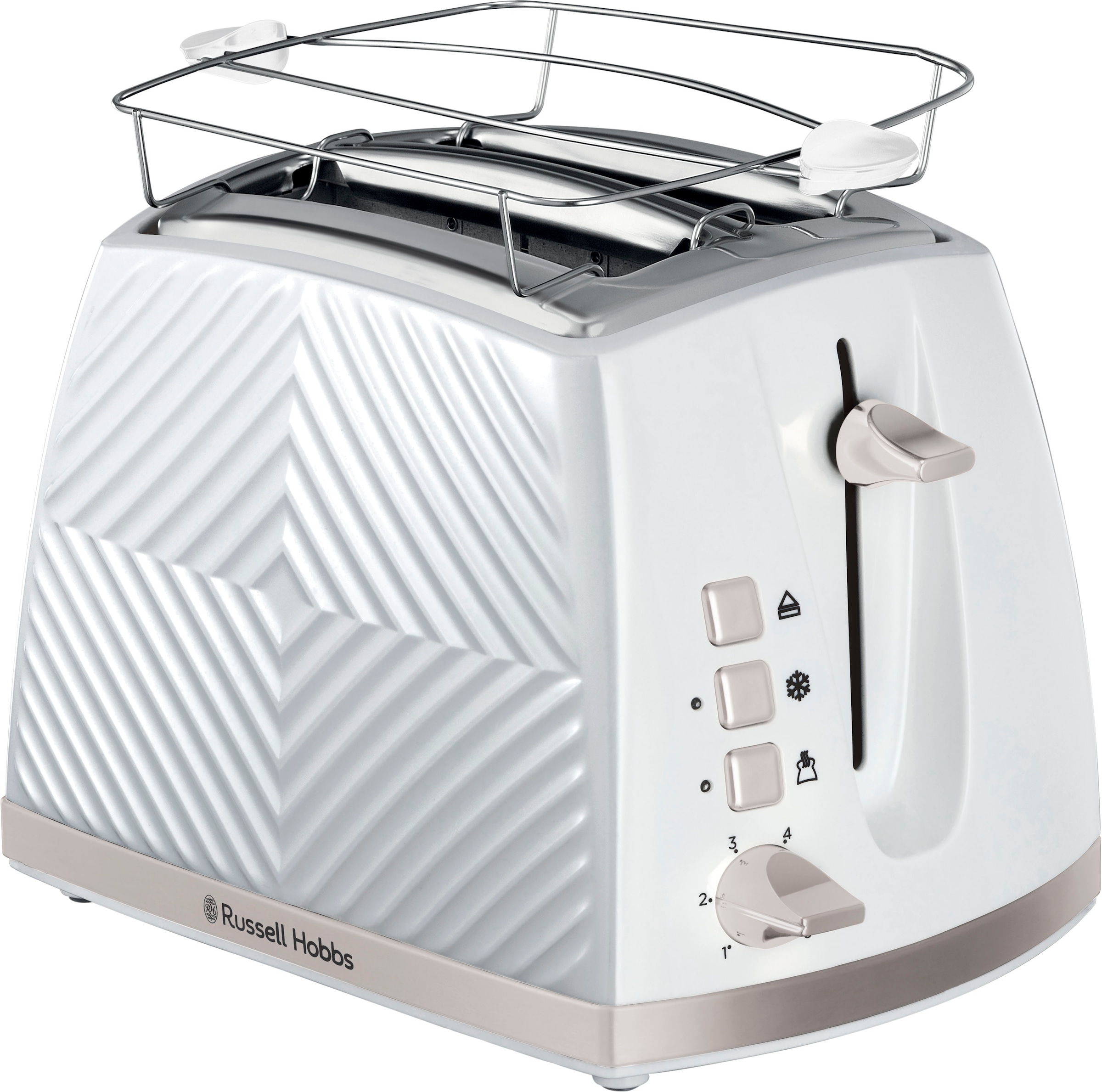 Toaster »Groove 26391-56«, 2 lange Schlitze, für 2 Scheiben, 850 W, weiß, 850 Watt - 6...