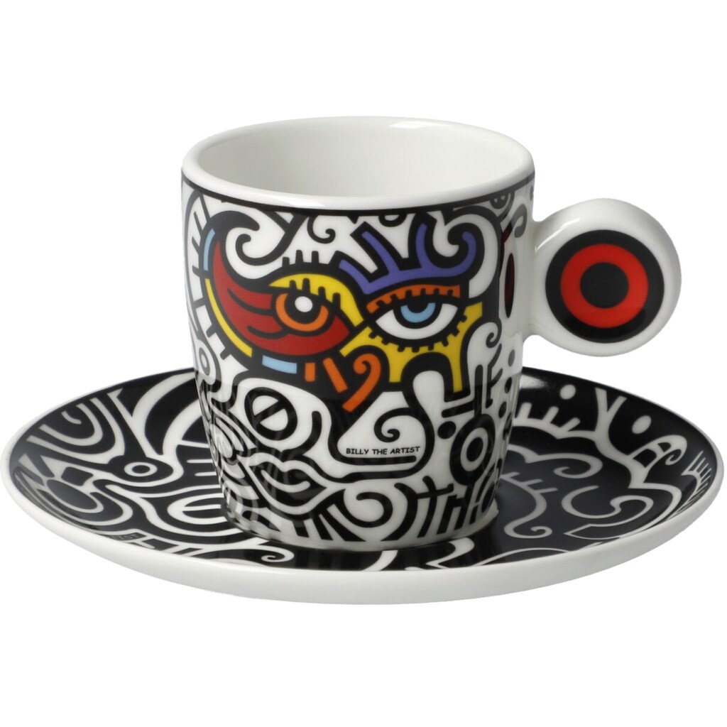 Goebel Espressotasse »Billy the Artist«, Pop Art, Billy The Artist - Bright Eyes I