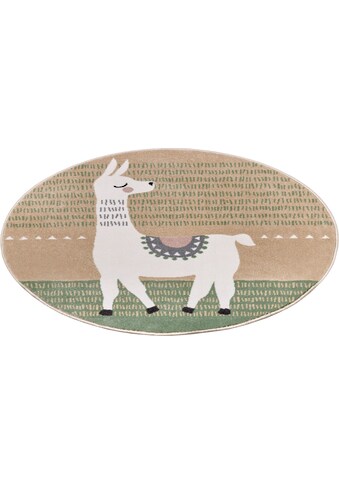 HANSE Home Teppich »Alpaca Dolly«, rund, 9 mm Höhe, Weicher Flor, Farbenfrohes Design,... kaufen