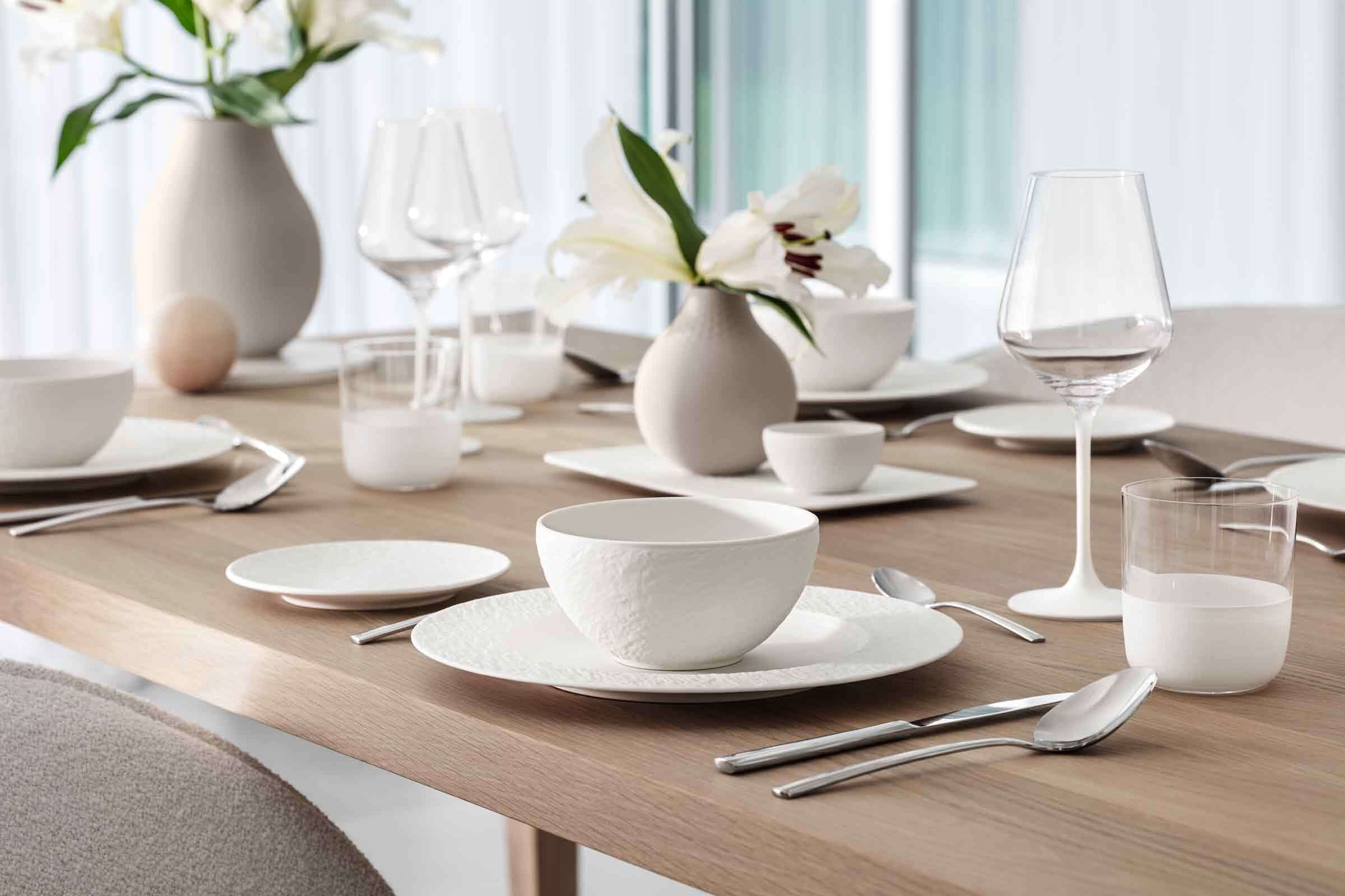 Villeroy & Boch Whiskyglas »Whiskybecher Manufacture Rock 250 ml 4er Set weiß-transparent«