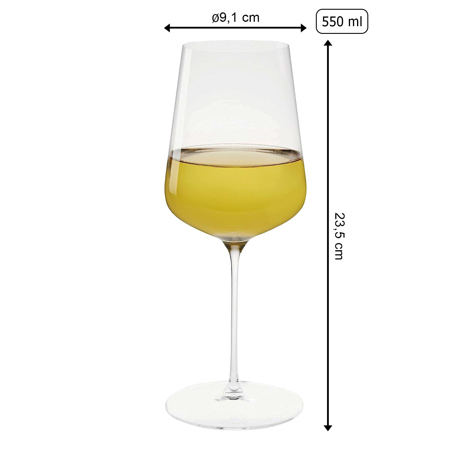 SPIEGELAU Weißweinglas »Universalgläser + Poliertuch Definition 550 ml 6er Set transparent«