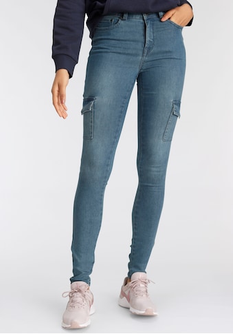 Arizona Skinny-fit-Jeans »Ultra Stretch«, High Waist mit Cargotaschen kaufen