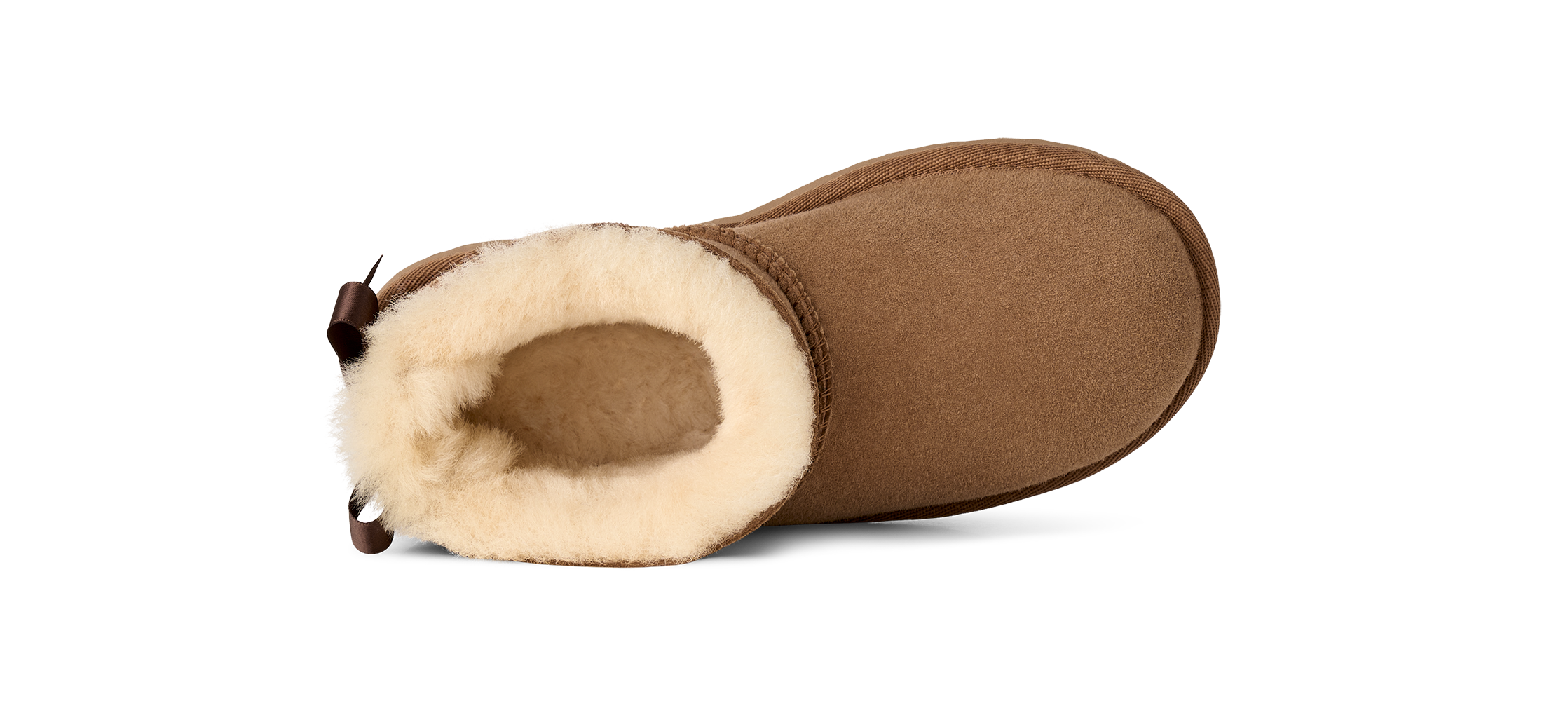 UGG Schlupfboots »K ULTRA MINI BAILEY BOW«  Winterboots mit kurzem Schaft und Ziernähten