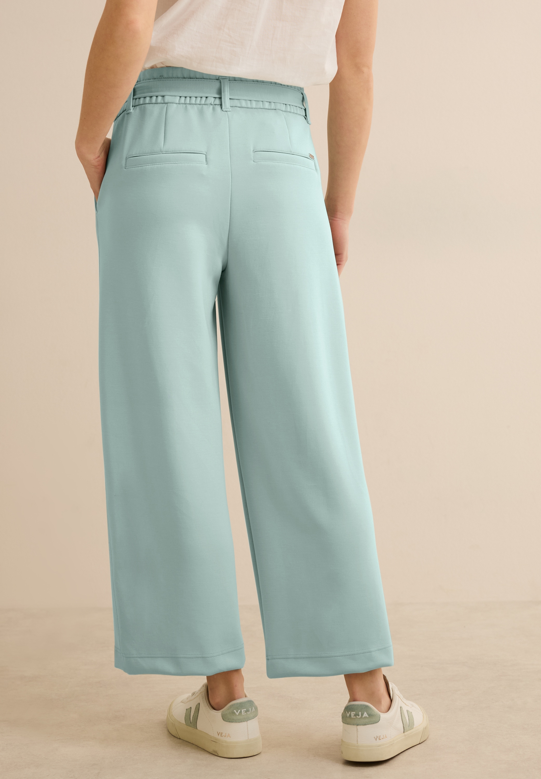 Cecil Stoffhose »Style Neele«, mit Bindegürtel und elastischem Bund