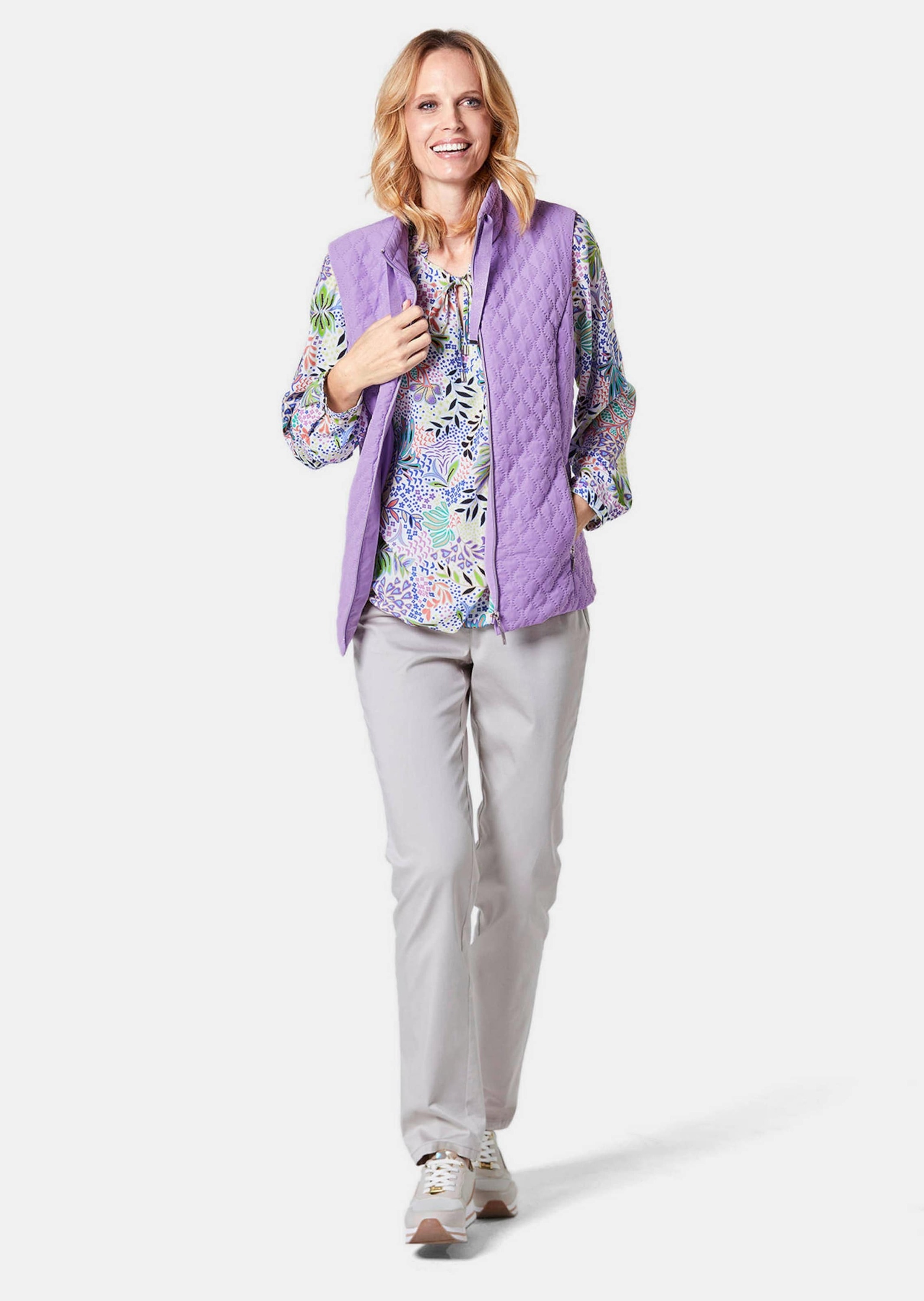 GOLDNER Kurzweste »Leichte Steppweste mit Stehkragen«