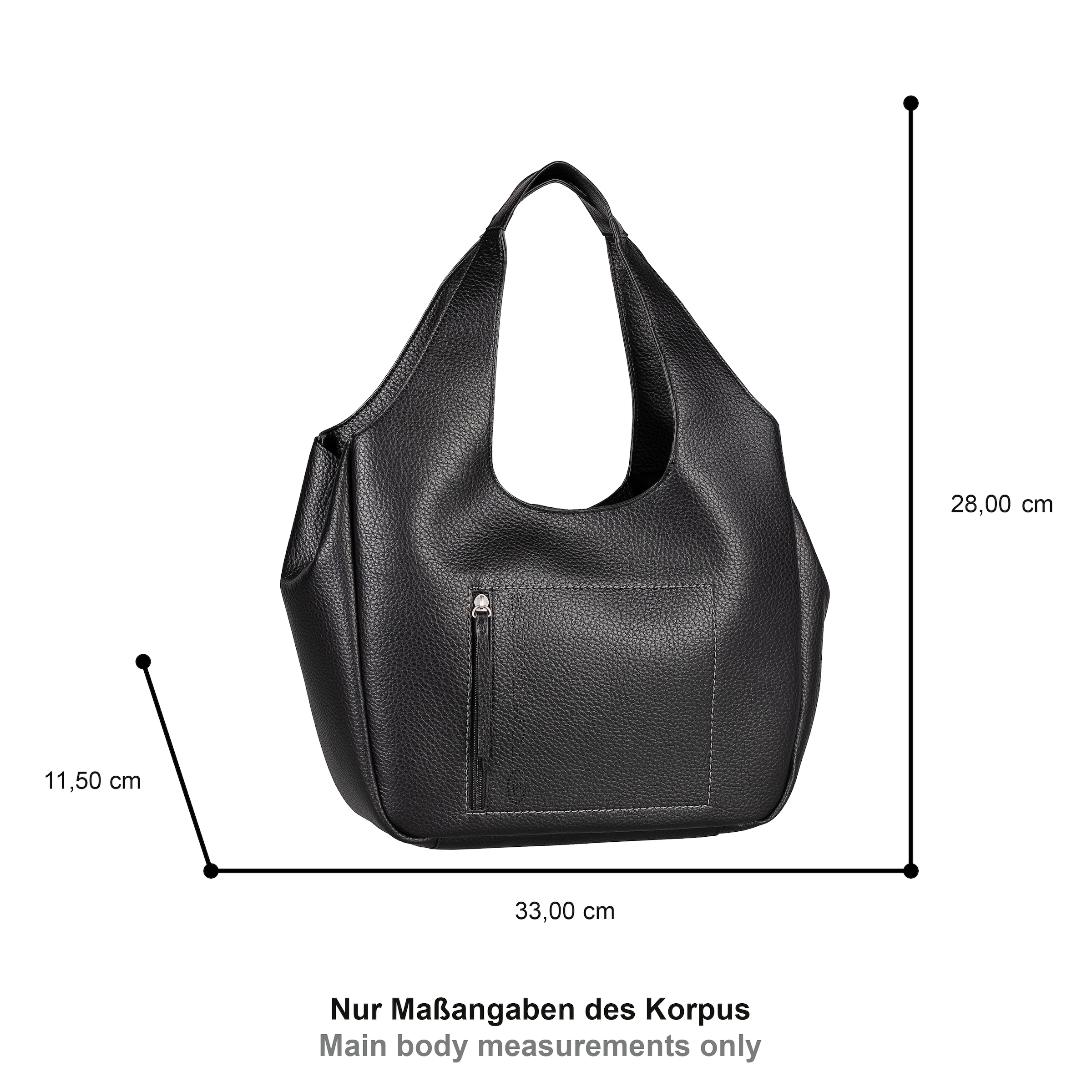 TOM TAILOR Shopper »Analisa« klare Shapes und Logo-Lochmuster für einen modernen Look mit Charakter