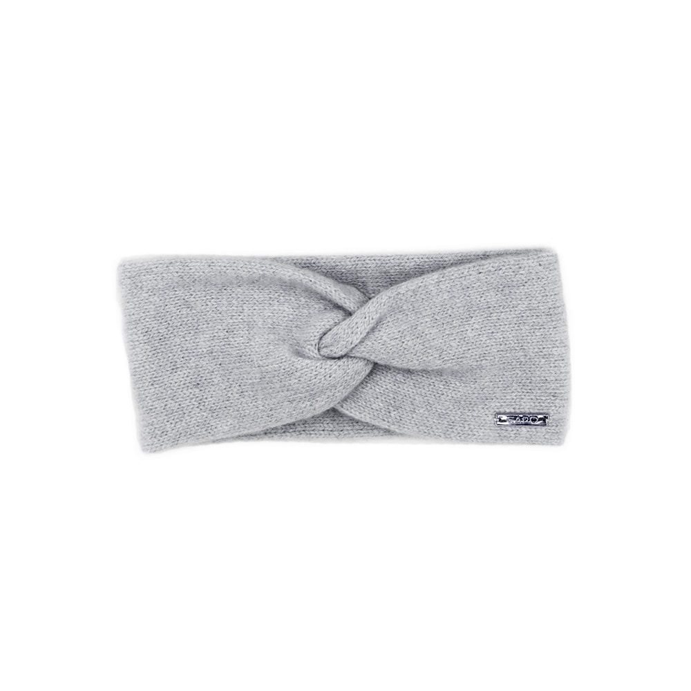 CAPO Stirnband Strickstirnband, Knoten, Kaschmir-Wolle-Mischung, soft