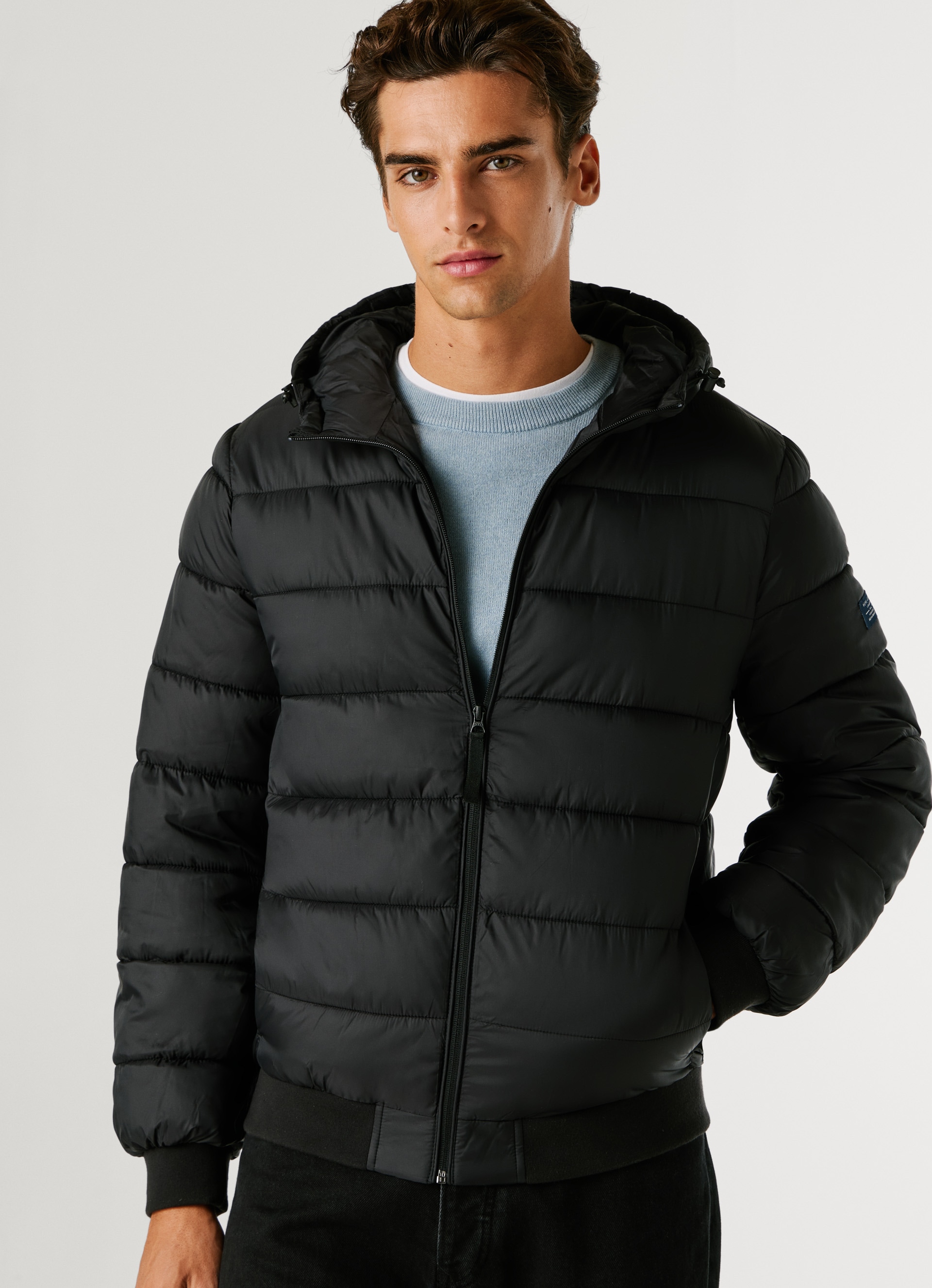 Pepe Jeans Steppjacke »PUFFER HOOD« mit Kapuze Regular Fit mit Kapuze